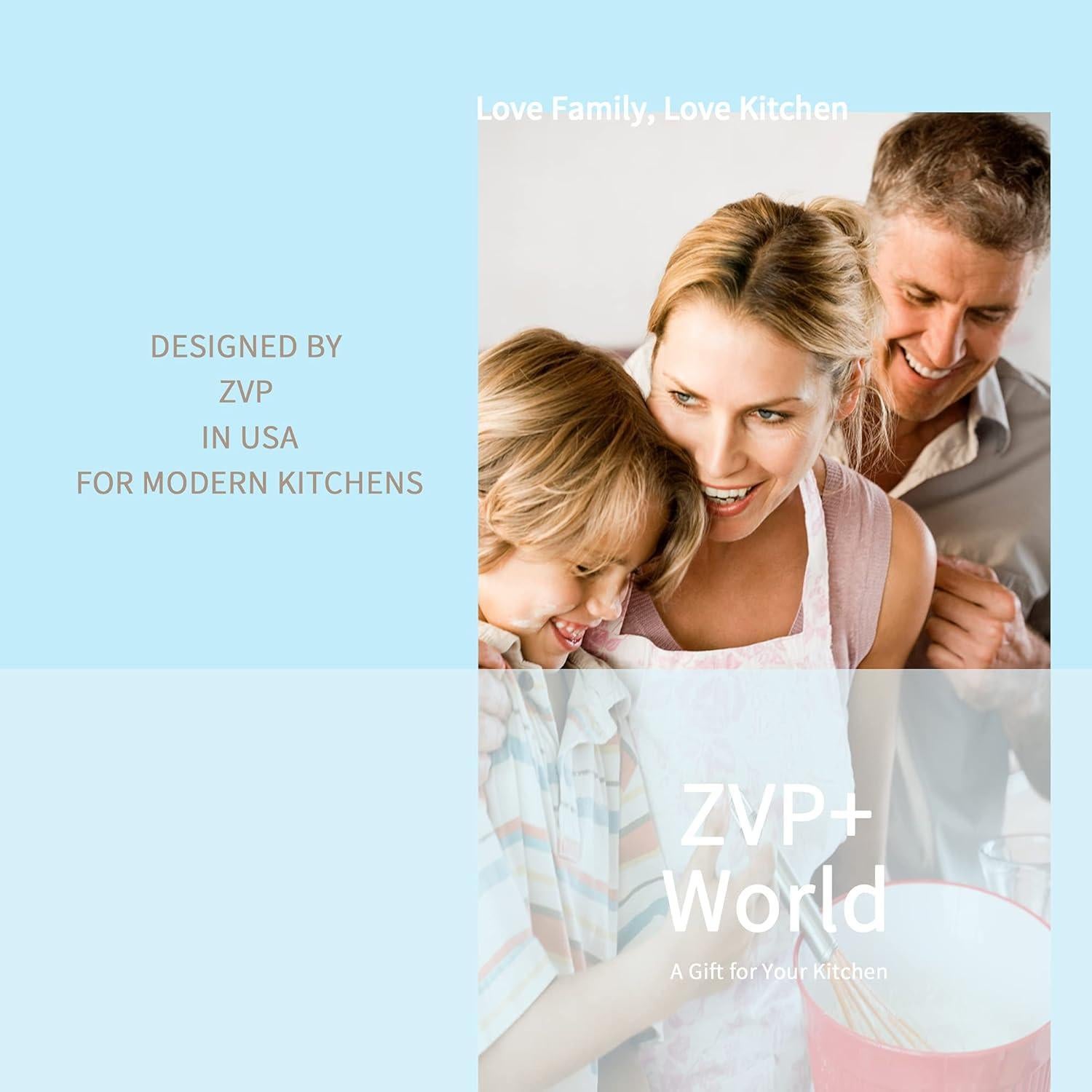 Conjunto de 5 tablas de cortar ZVP antideslizantes 38.1x30.5 cm