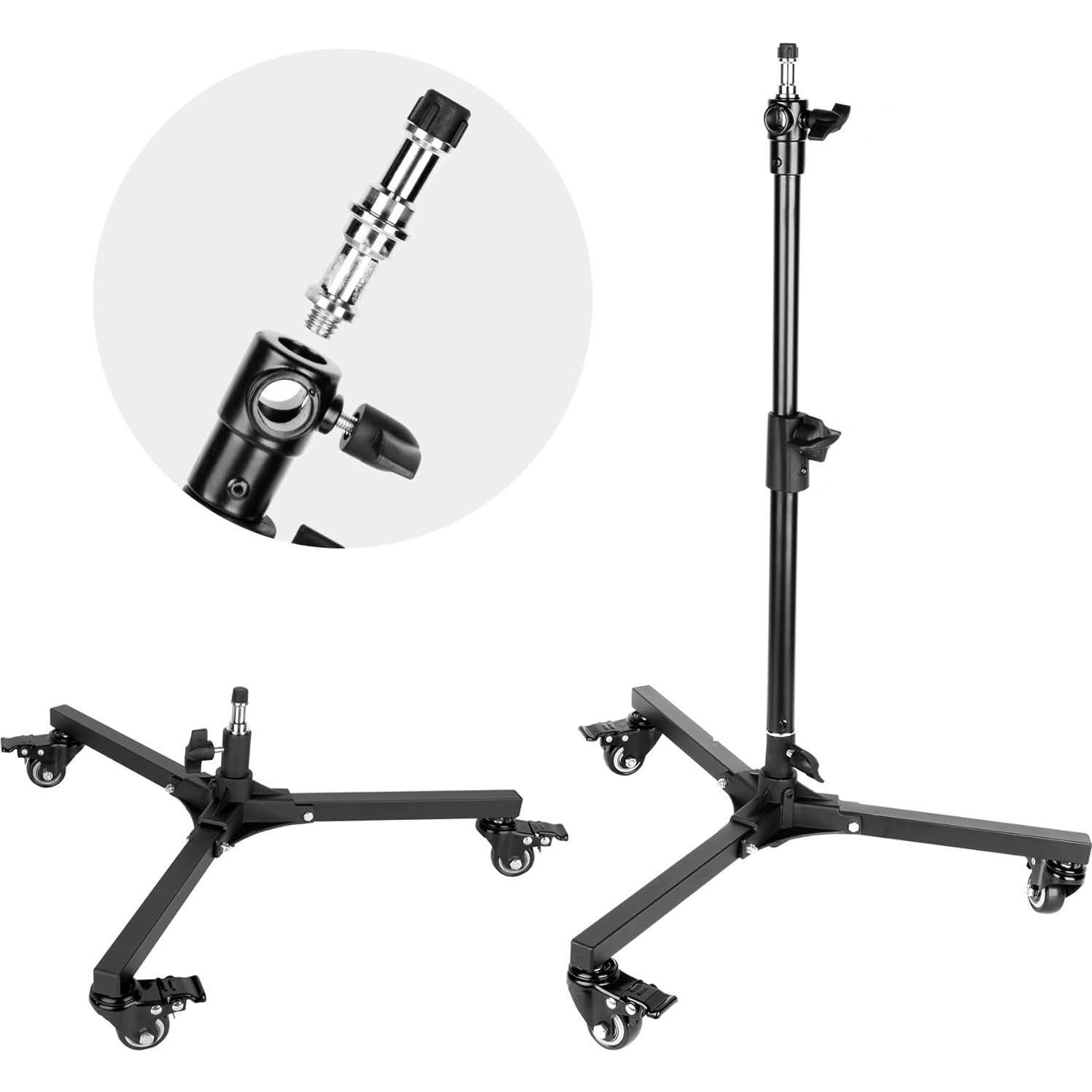 Soporte de Luz Plegable con Ruedas 1.74 kg para Fotografía