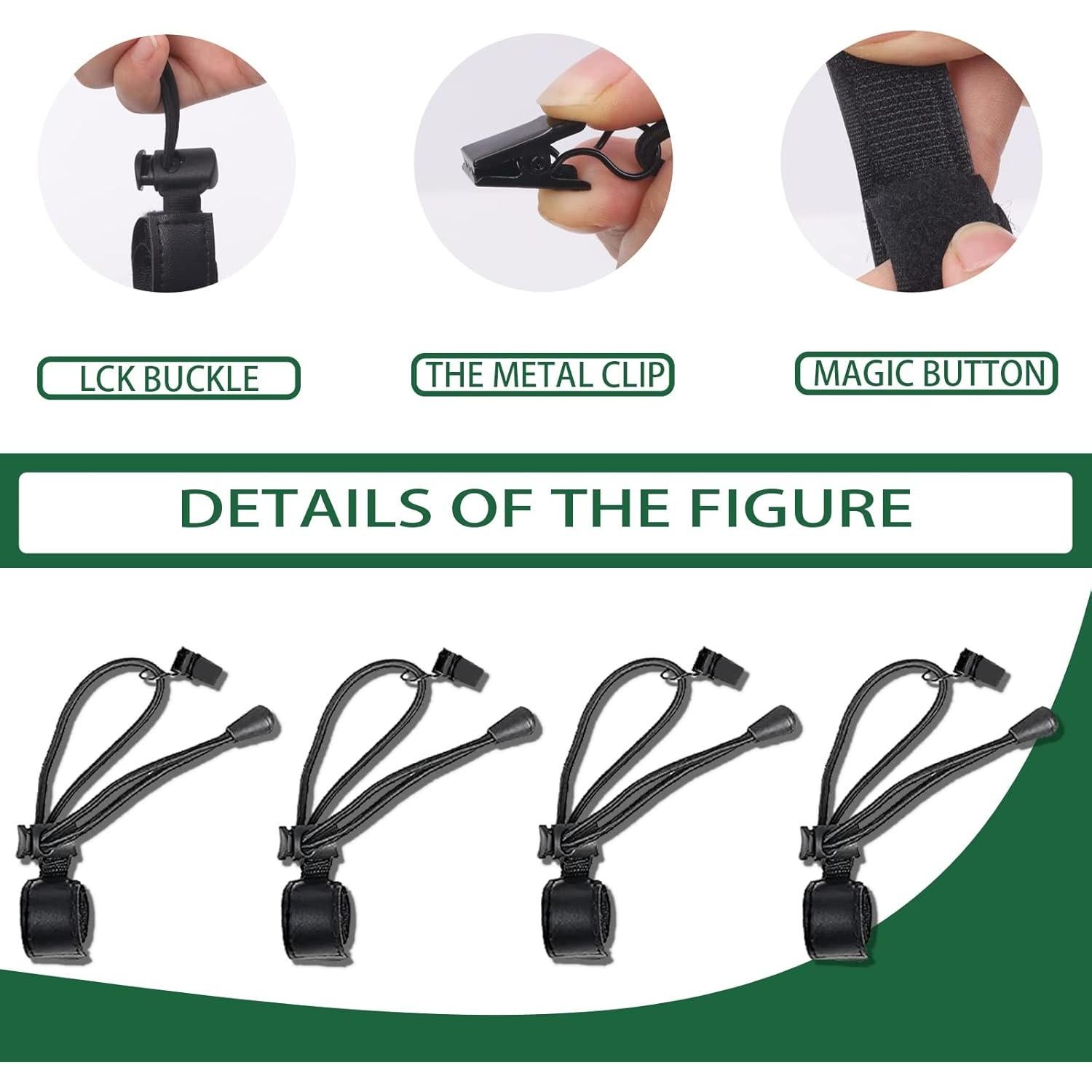 Keadic Kit de Clips de Fondo de Fotografía 22 Piezas Nylon