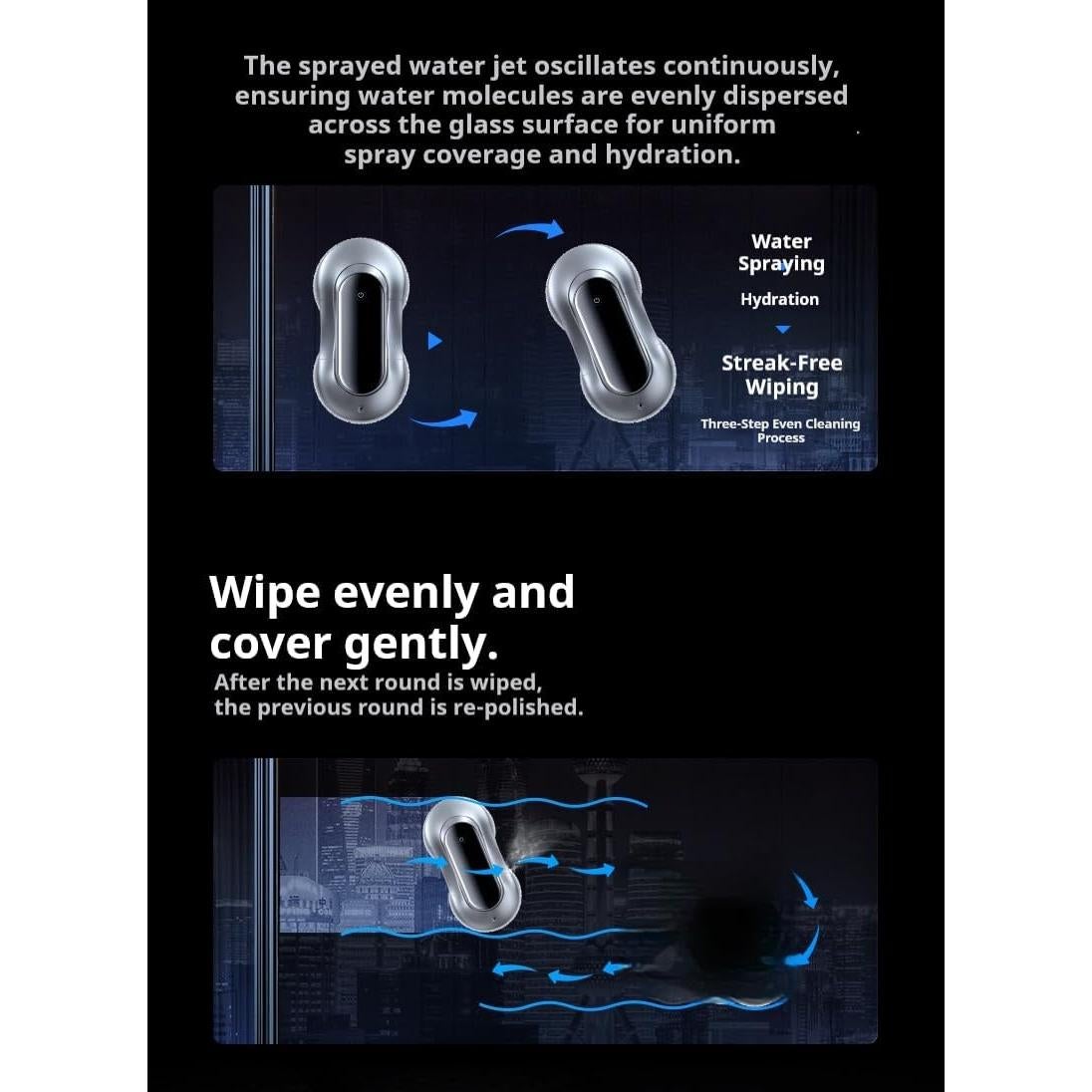 Robot Limpiador de Ventanas Cevitor C1S con Control Remoto