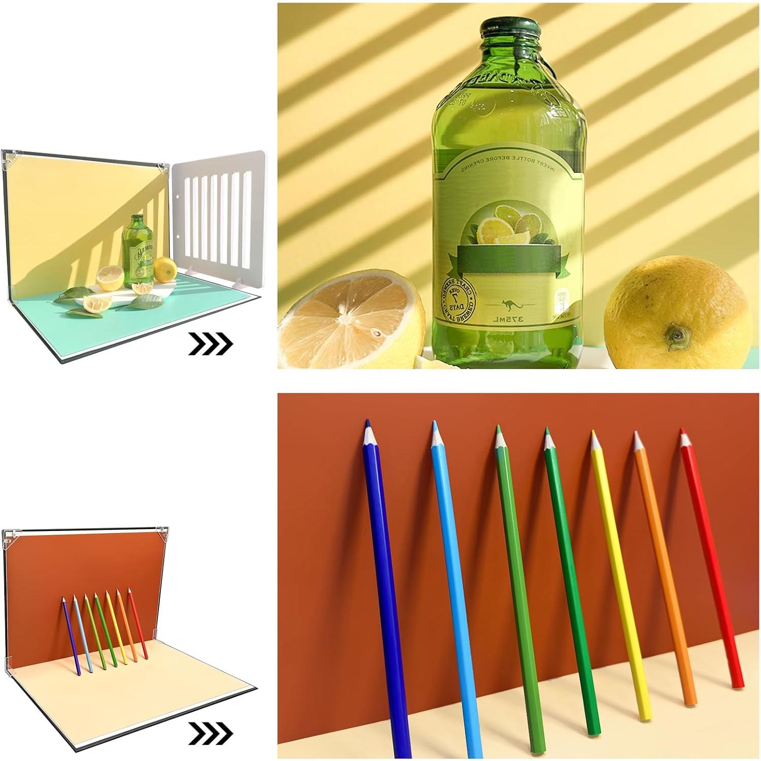 Tablero de Fondo Fotográfico Ctrizsel 42x29.2cm 16 Patrones Doble Cara