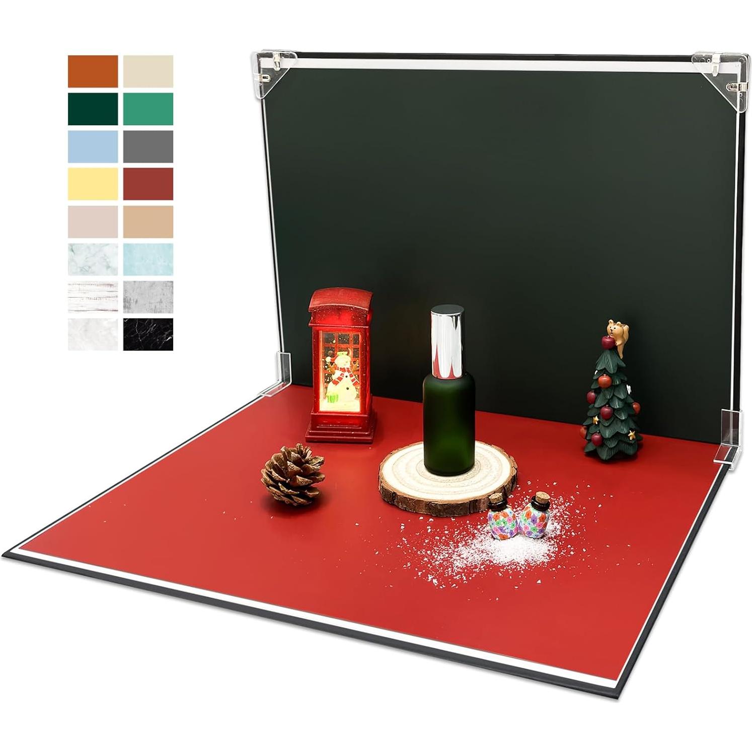 Tablero de Fondo Fotográfico Ctrizsel 42x29.2cm 16 Patrones Doble Cara