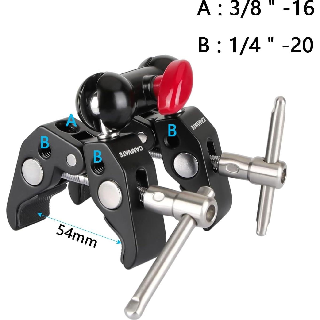 Brazo Mágico Articulado CAMVATE con 2 Super Clamps 331g