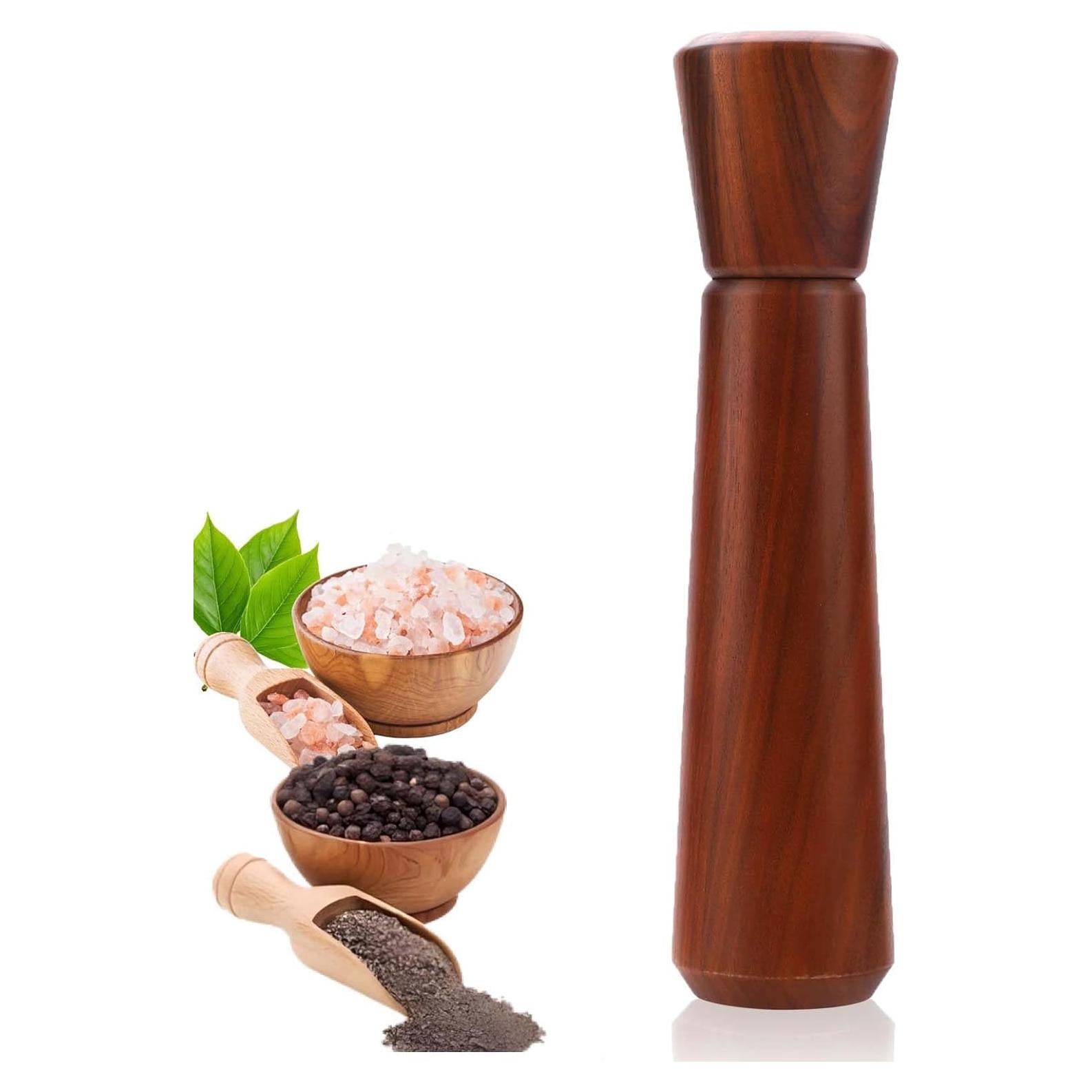 Molino de Pimienta de Madera UNIOVC 25.4cm Manual Ajustable