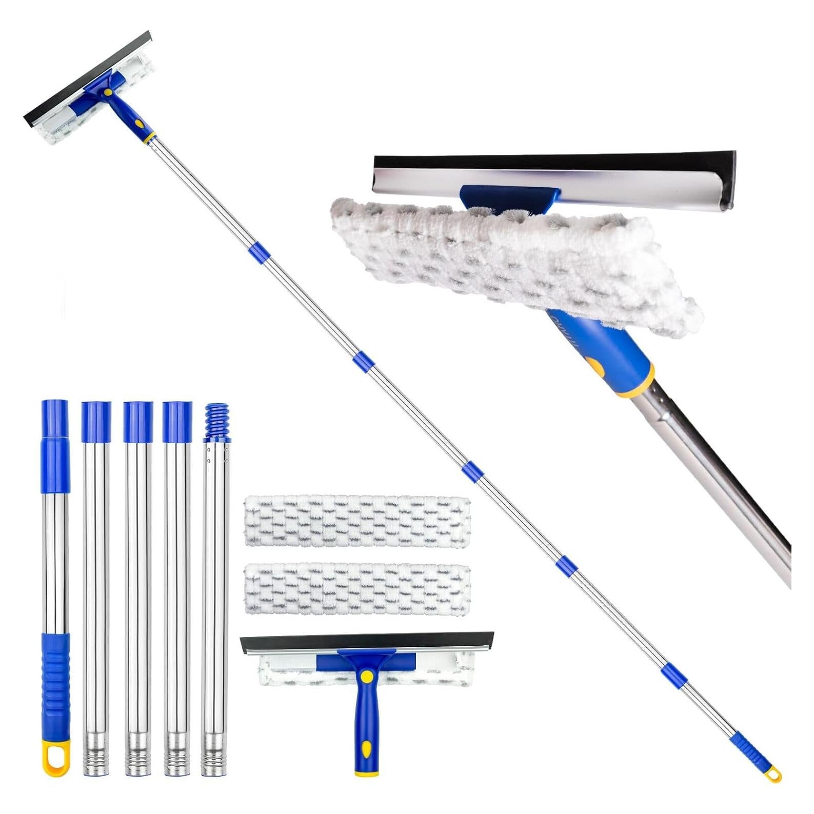 Limpiador de Ventanas ITTAHO 2 en 1 con Mango Extensible 205.74 cm