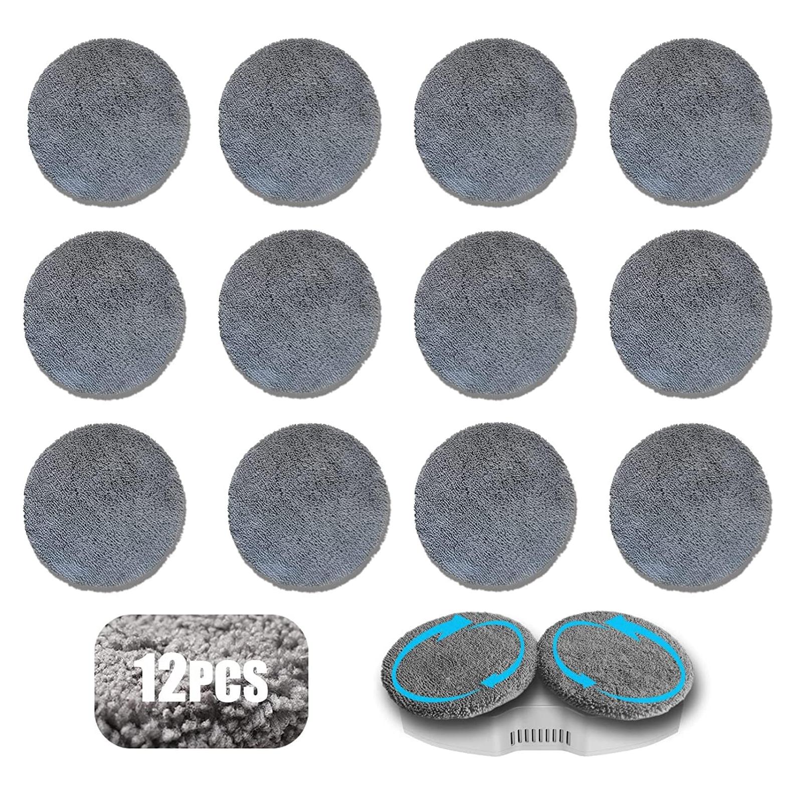 Paños de Microfibra Reemplazo FMART para Limpiador T9PRO/T10PRO/T11 - 12 Piezas