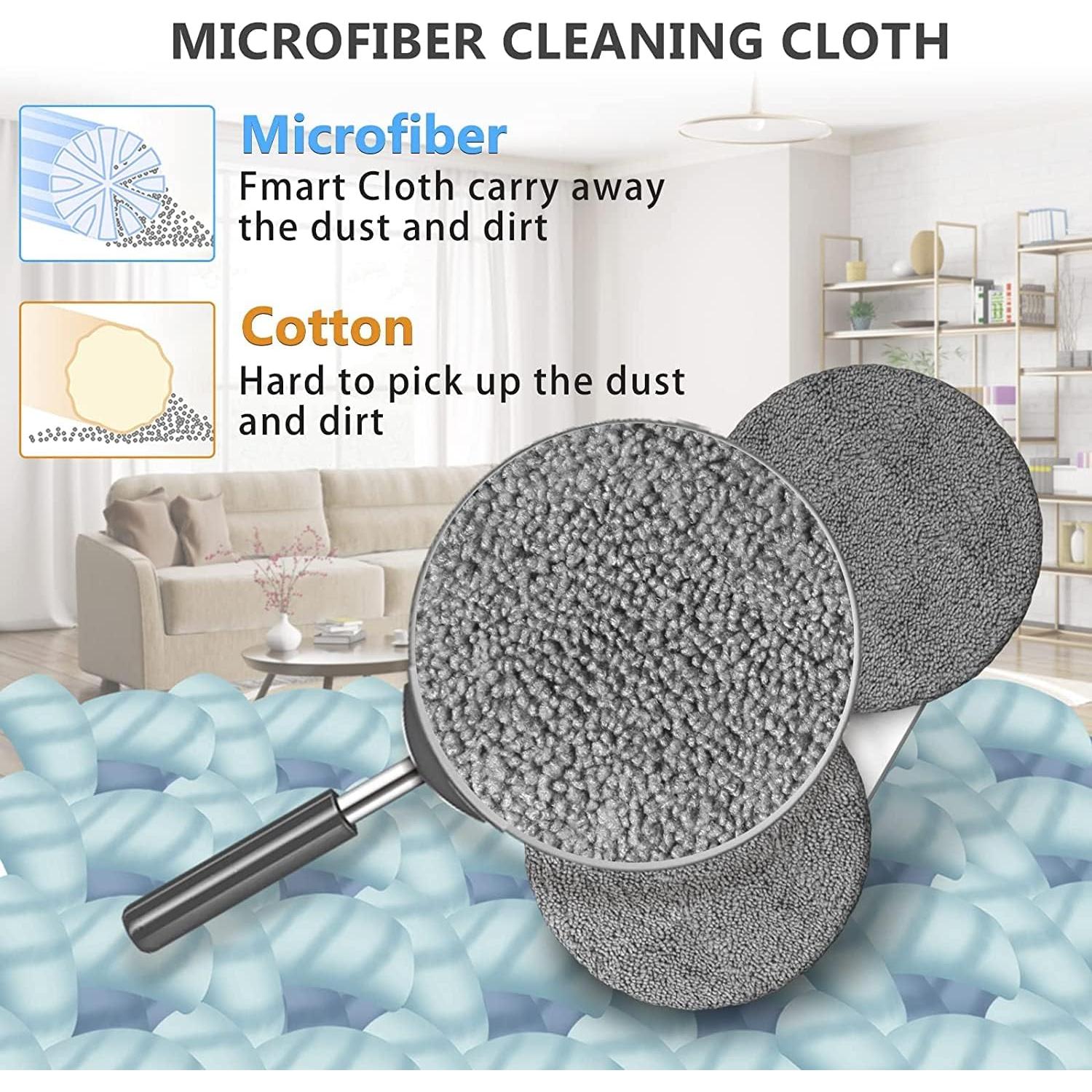 Paños de Microfibra Reemplazo FMART para Limpiador T9PRO/T10PRO/T11 - 12 Piezas