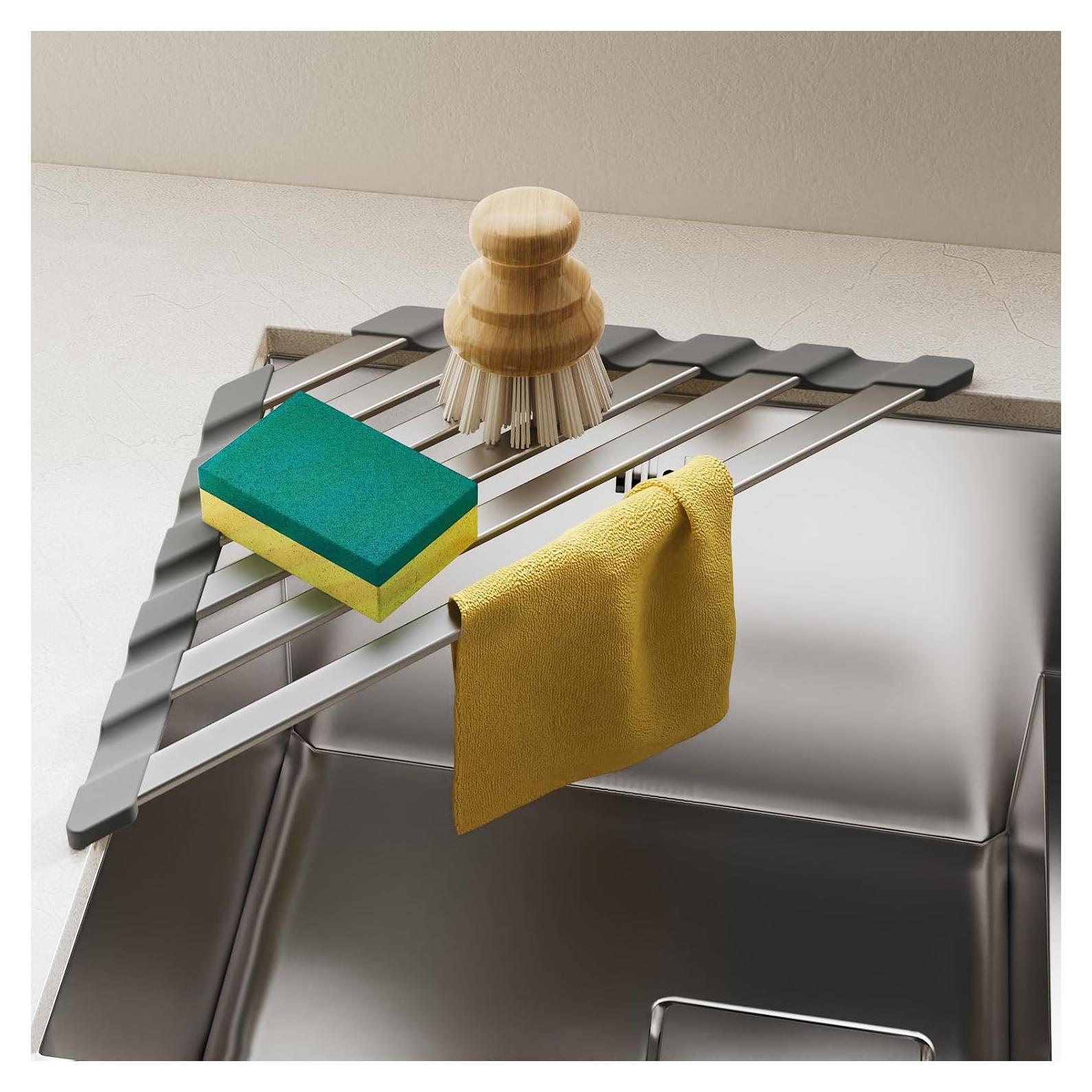 Escurridor de Platos Triangular COOL-ANGLE 40.6x24.1cm Gris Mate