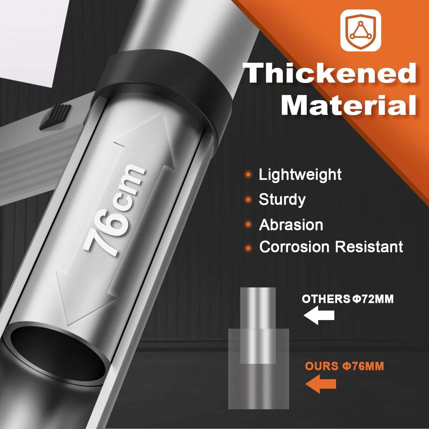 Escalera Telescópica Soctone 3.8m Aluminio 330kg Multiusos