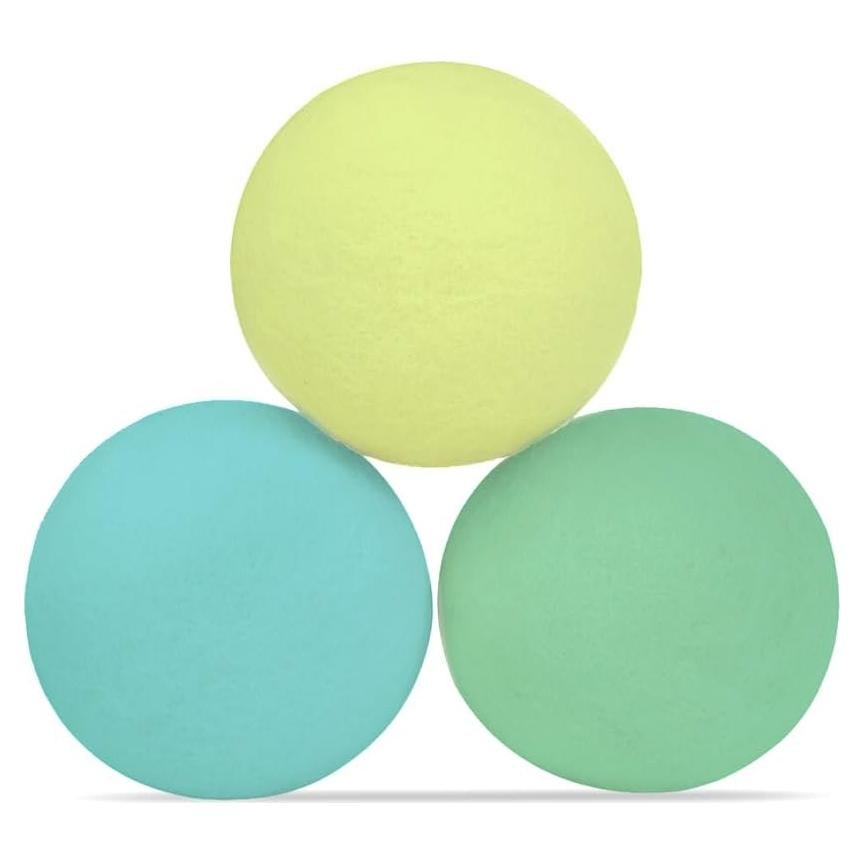 Bolas de Secado de Lana Reutilizables melii 3-Pack - Menta, Lima, Azul
