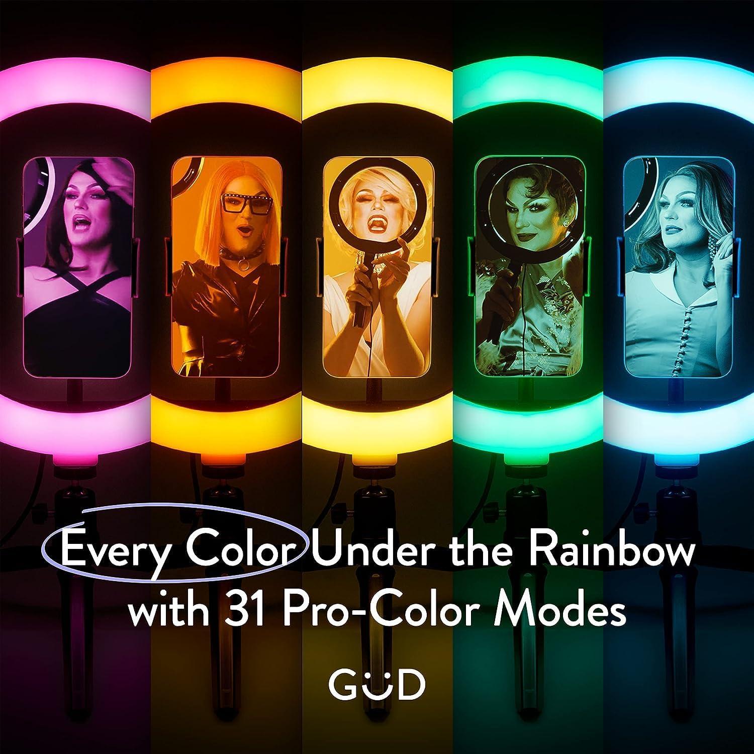 Anillo de Luz Portátil 25.4 cm The Güd Company 5 Modos