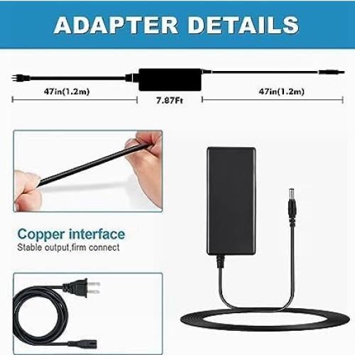 Adaptador de Corriente 15V 5A Rsqqact para Neewer Ring Light