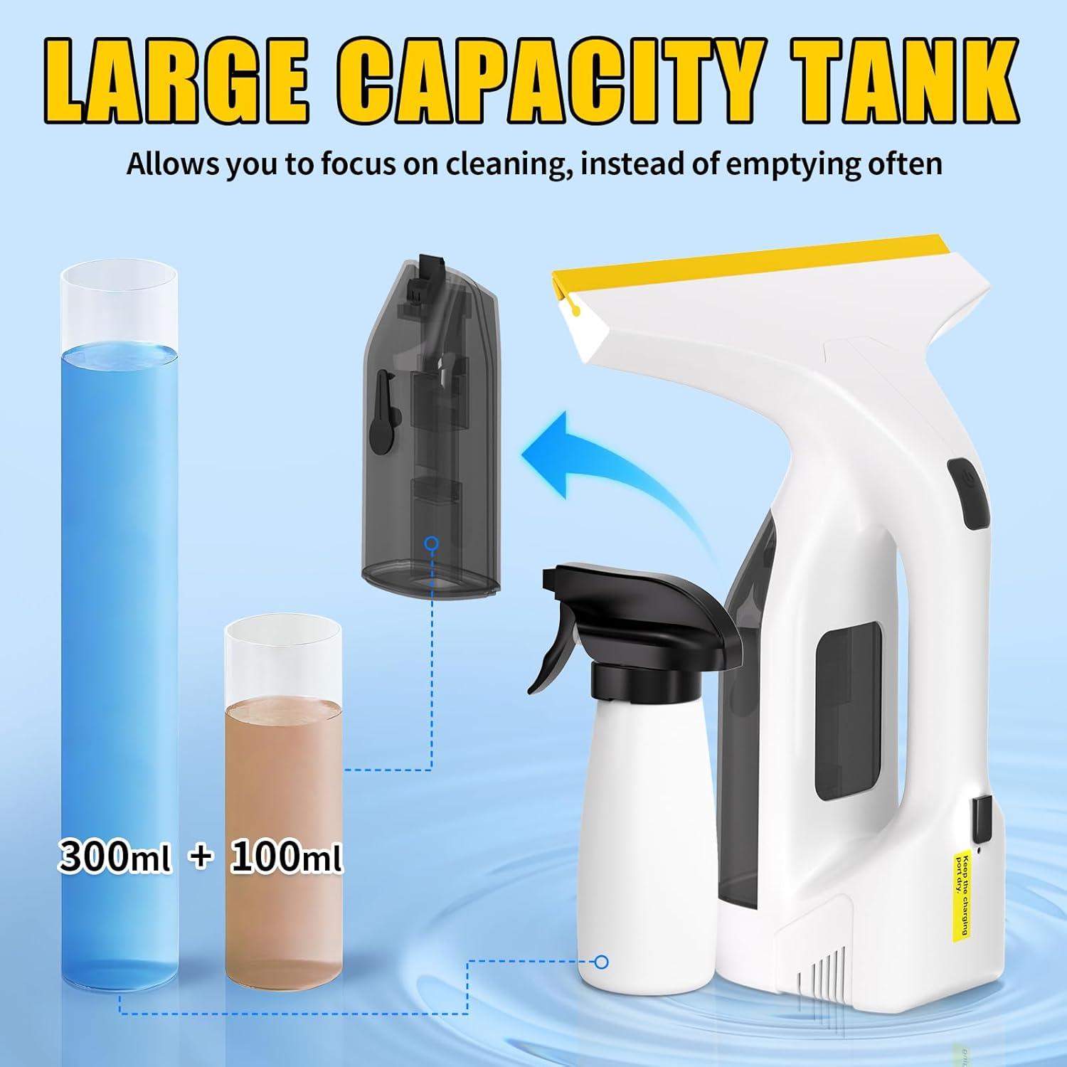 Limpiaparabrisas Eléctrico Inalámbrico Habitio 11" (280mm) - Succión 2.2KPA