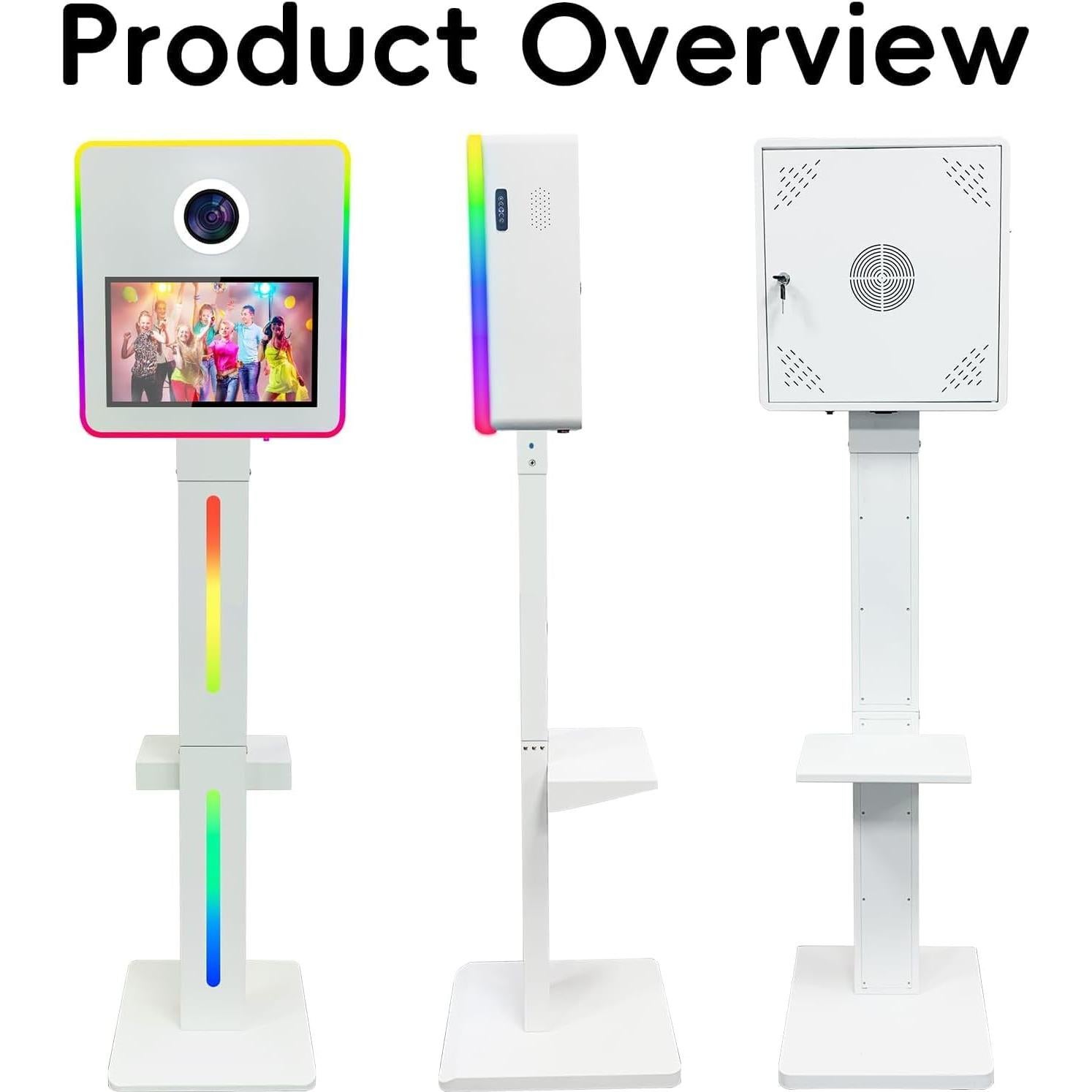 Cabina de Fotos Espejo DSLR Enwozp 15.6" con Impresora y APP