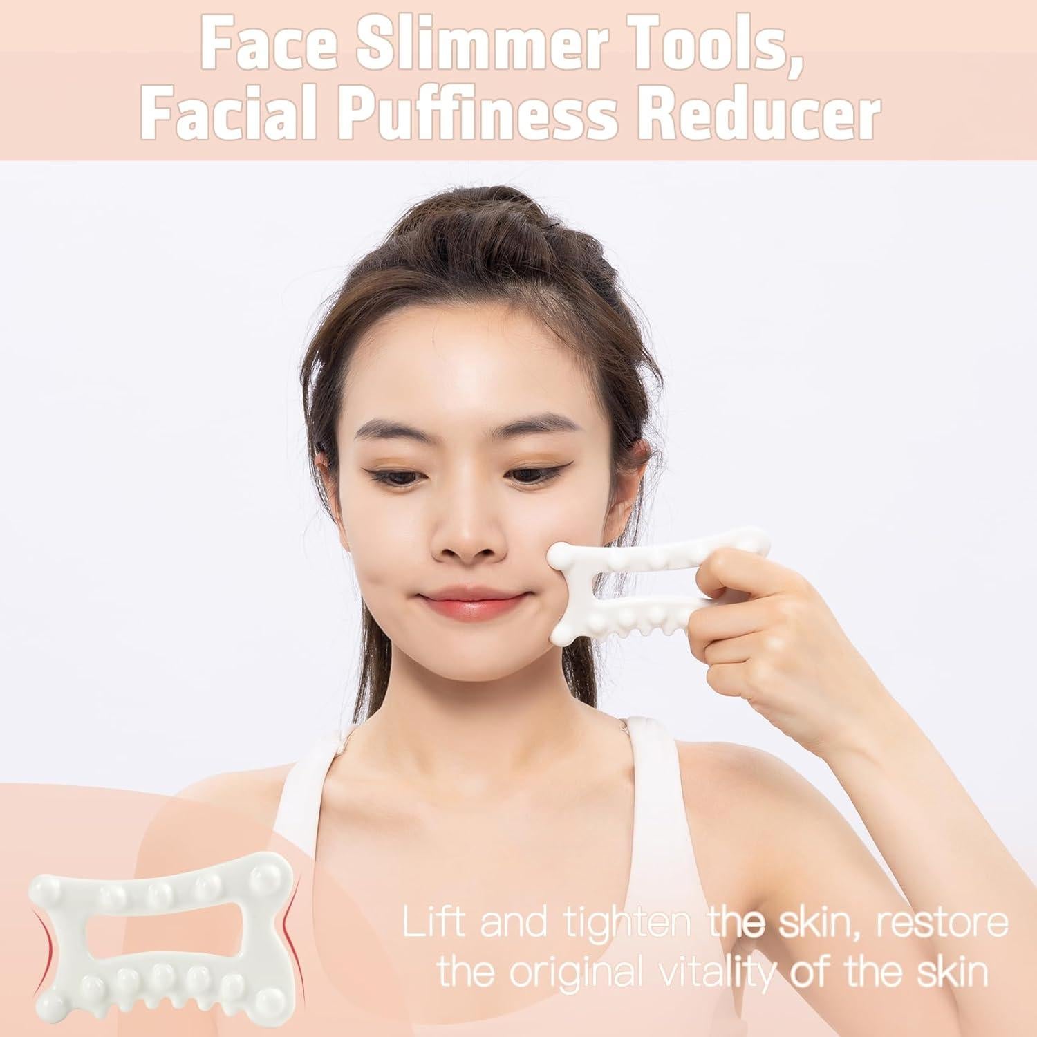 Herramienta Facial Gua Sha Cerámica InfiniteRelax 14.5cm