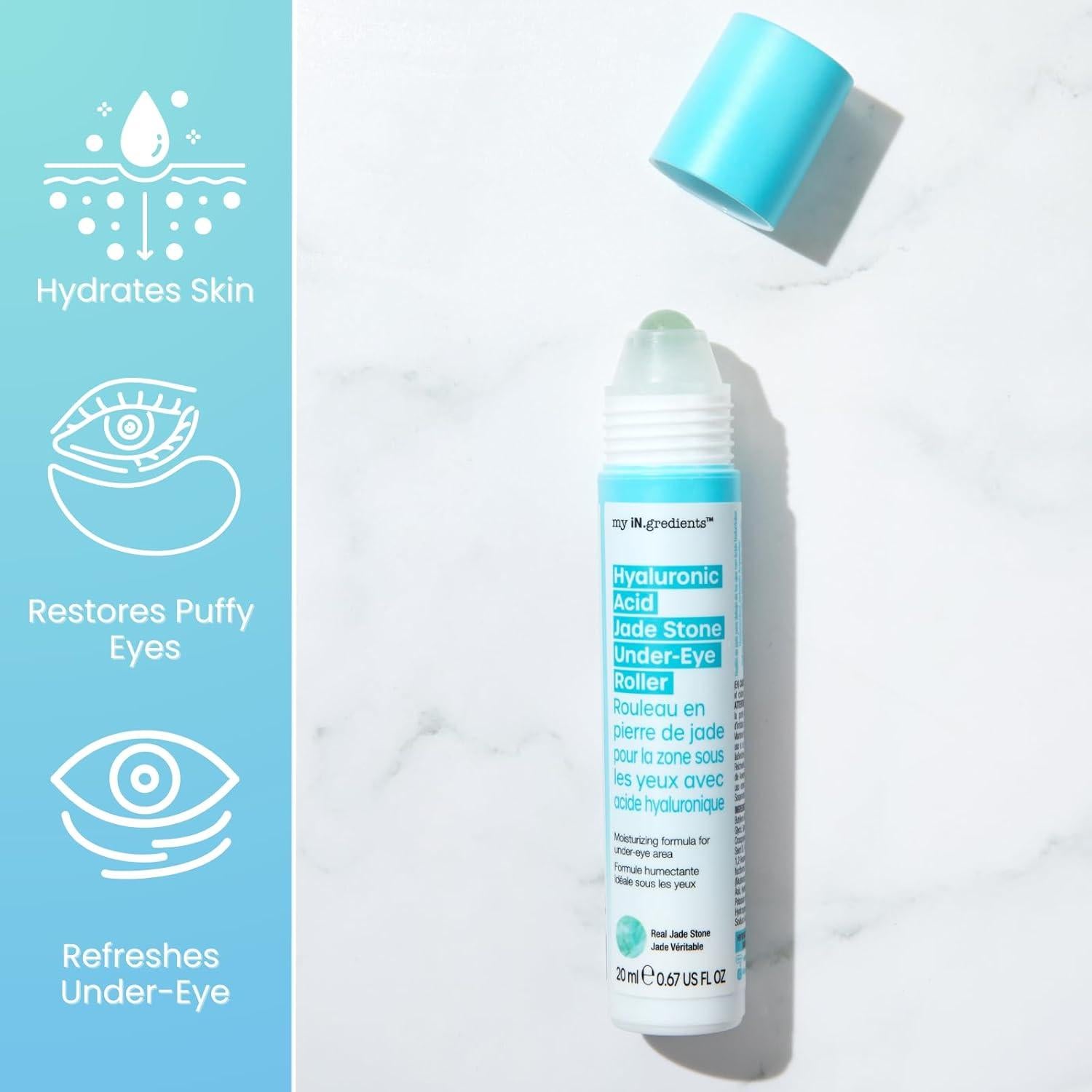 Suero Hidratante para Ojos Masque Bar 20ml - Niacinamida y Jade