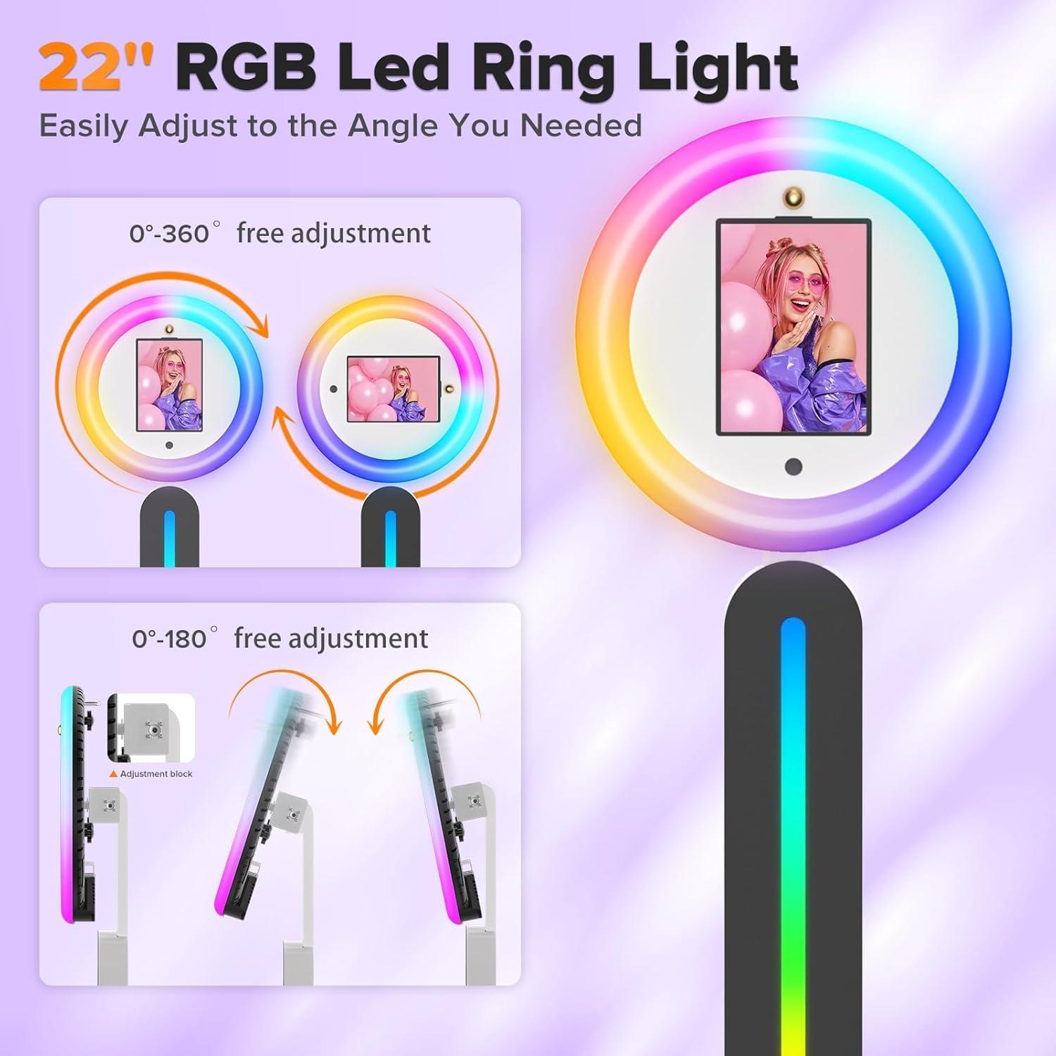 Cabina de Fotos Portátil Witmocs para iPad 10.2 a 13" con Luz