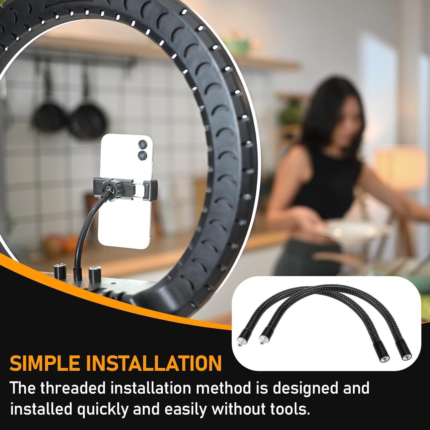 Brazo Flexible Cuello de Ganso DOERDO DD 30.48cm 2 Piezas