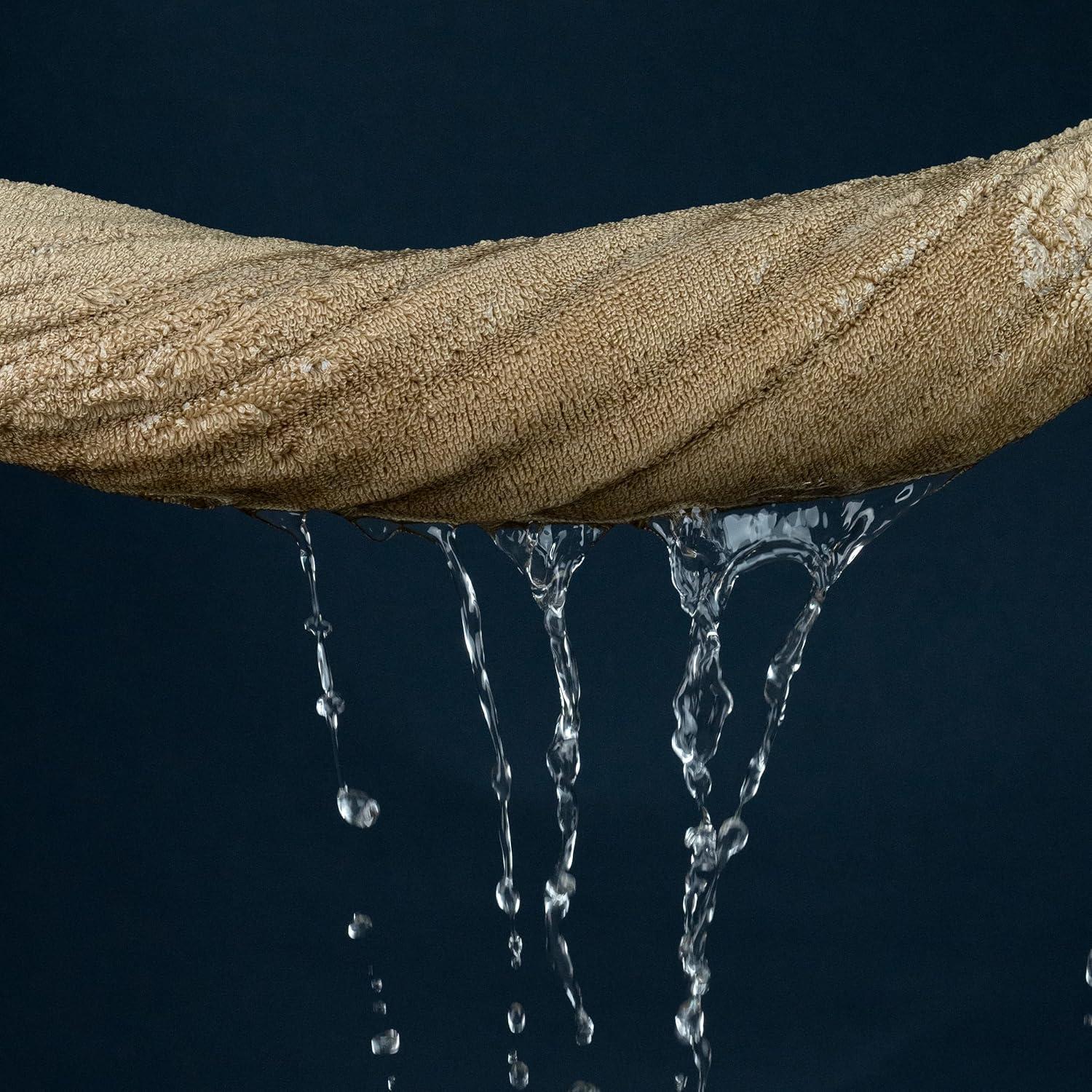 Toalla de baño POLYTE de microfibra grande 76.2x152.4 cm, 2 unidades