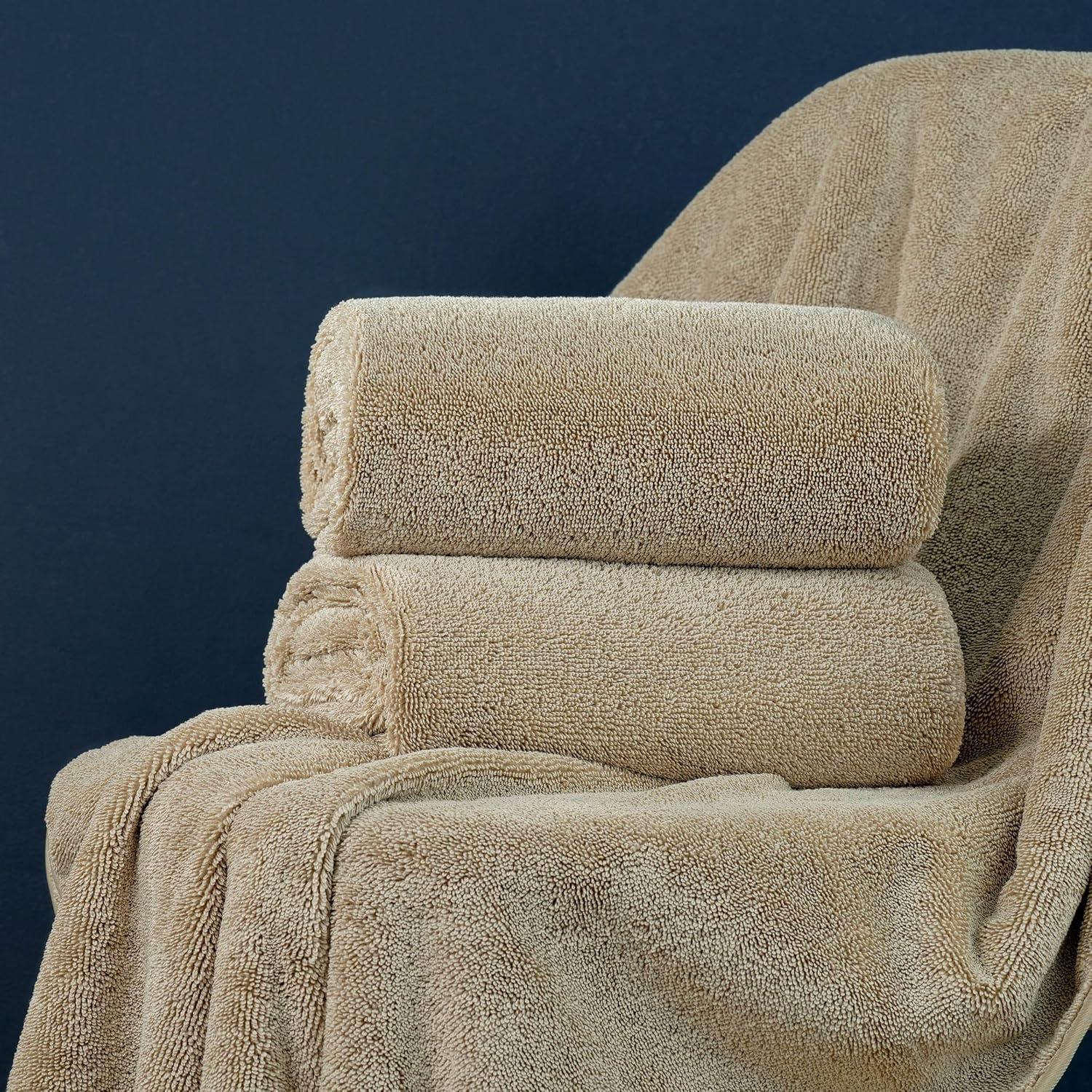 Toalla de baño POLYTE de microfibra grande 76.2x152.4 cm, 2 unidades