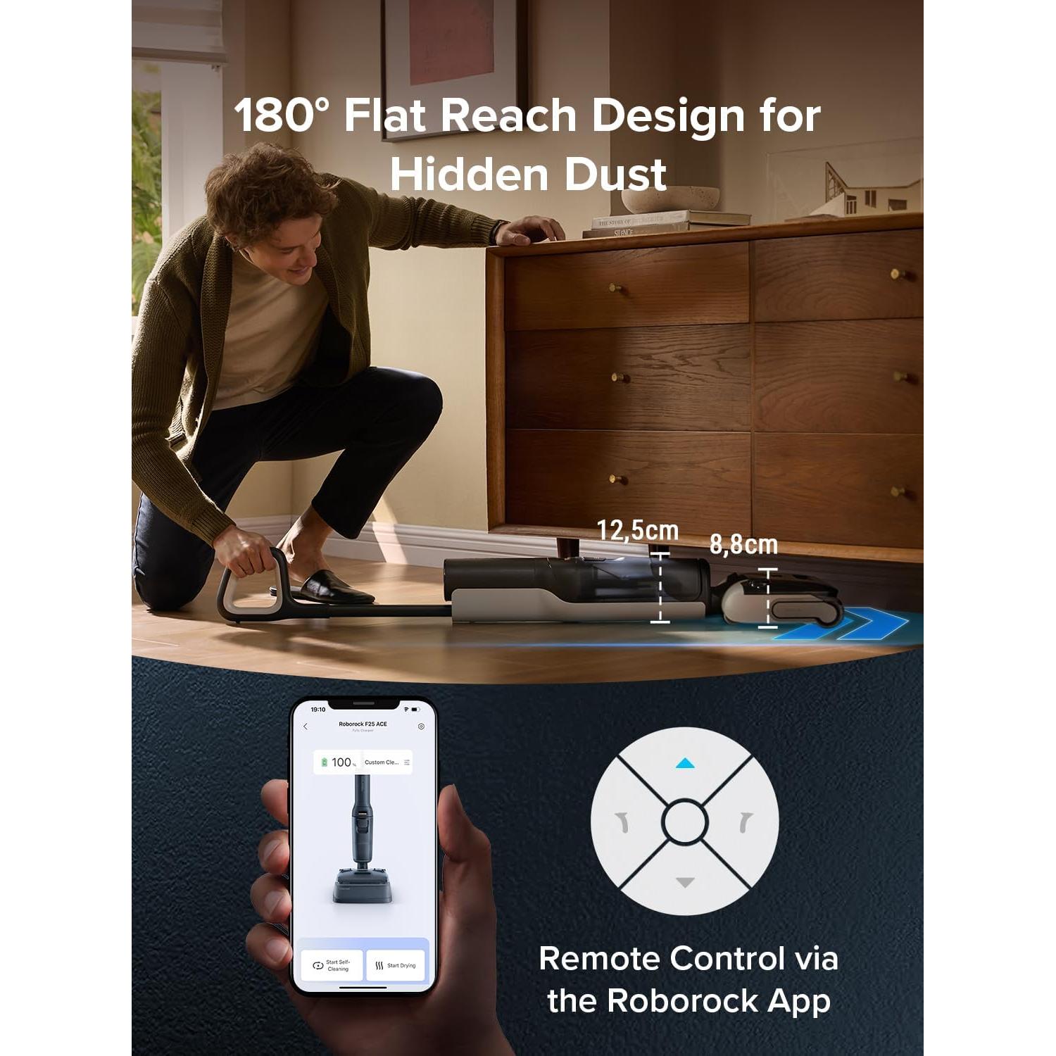 Aspiradora Húmeda y Seca Roborock F25 GT Set 20000Pa