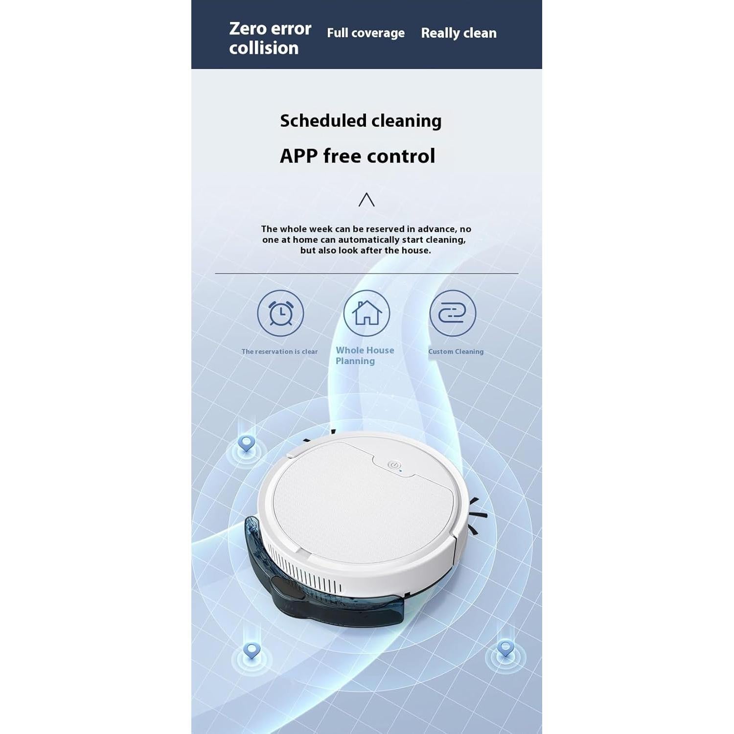 Aspiradora y Mopa Robot Genérico yq8s-MAX 2000Pa Wi-Fi