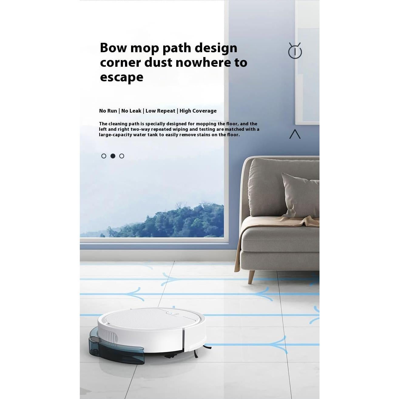 Aspiradora y Mopa Robot Genérico yq8s-MAX 2000Pa Wi-Fi