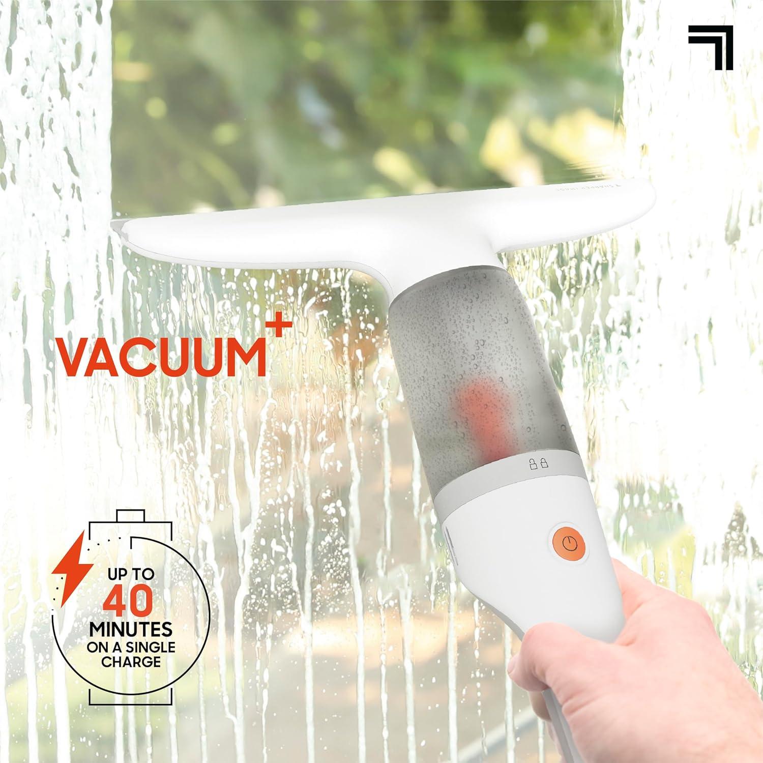 Limpiador de Ventanas Inalámbrico Sharper Image 2-en-1 28 cm