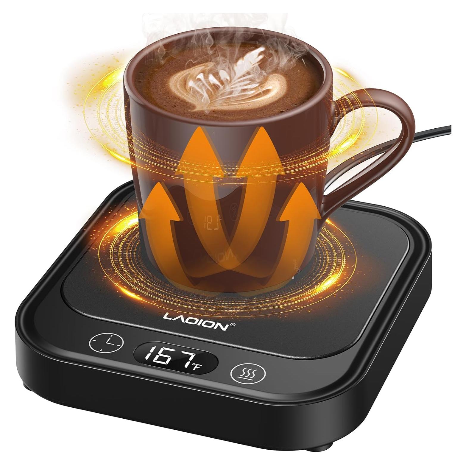 Calentador de Tazas LAOION 40W con Apagado Automático y 4 Temperaturas