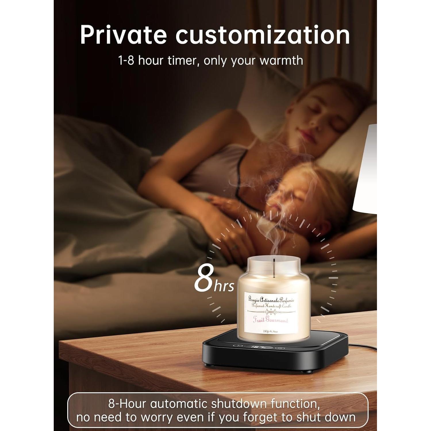 Calentador de Tazas LAOION 40W con Apagado Automático y 4 Temperaturas