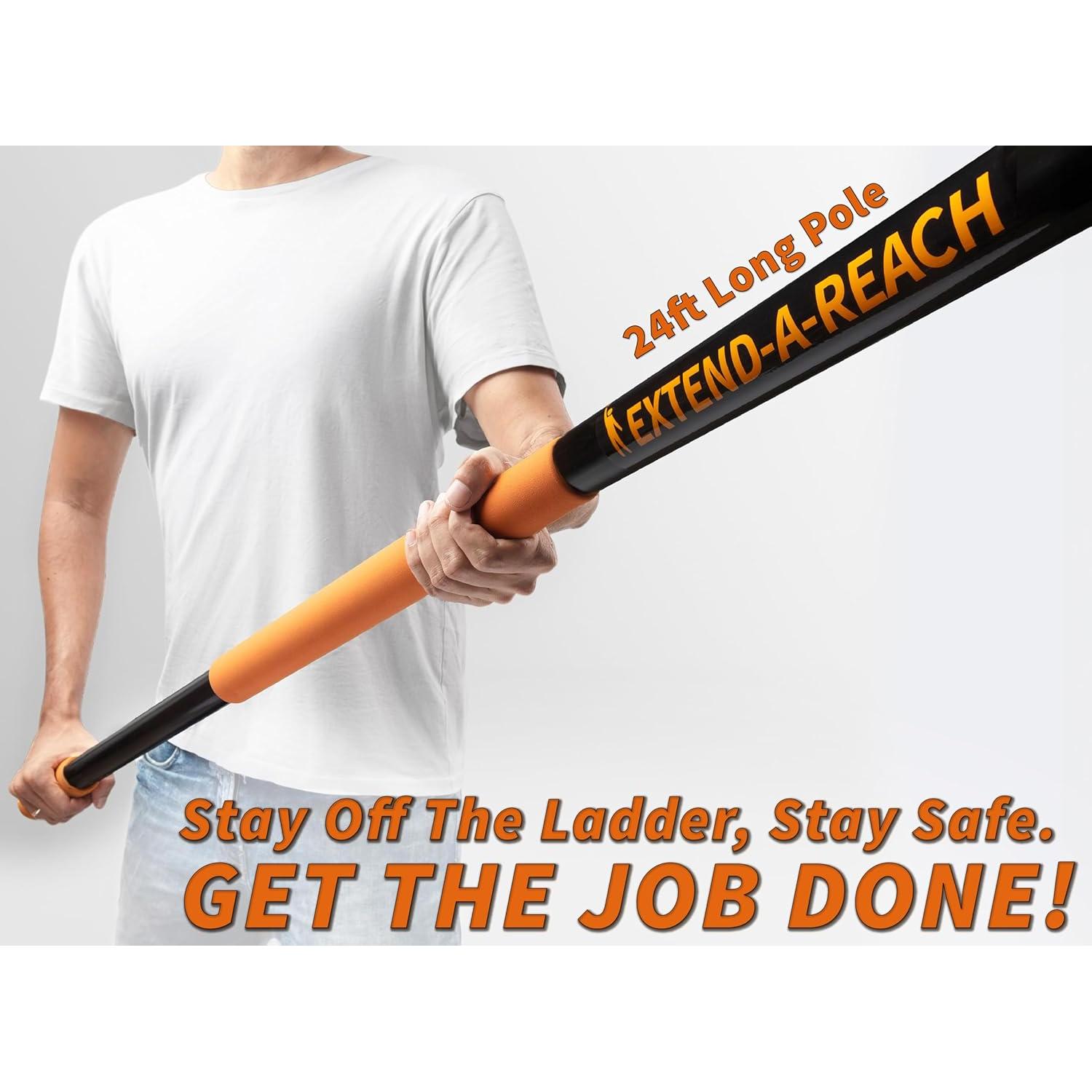 Kit Limpiaparabrisas Telescópico Extend-A-Reach 7.32m 2 en 1