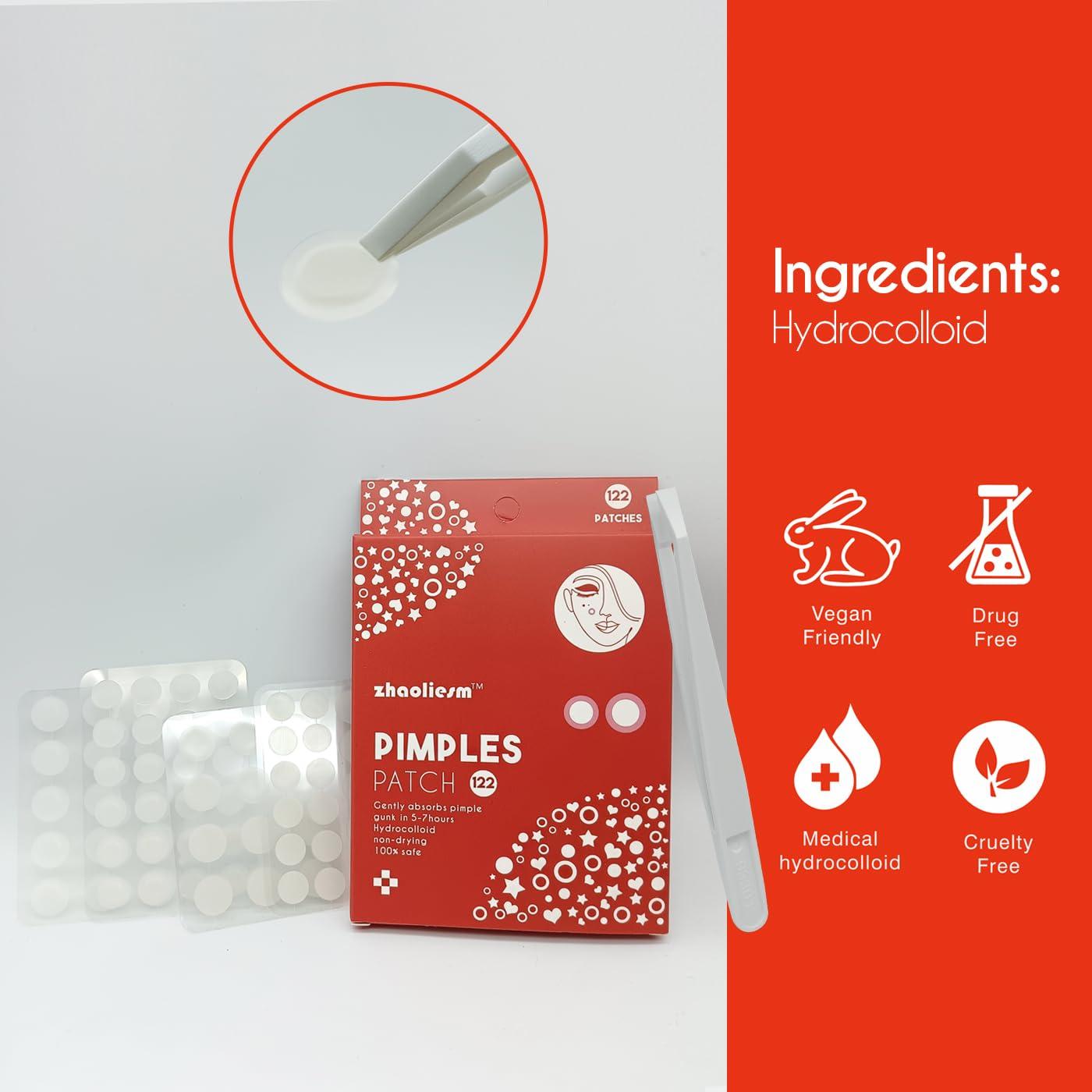 Parche Hidrocoloide para Granos ZHAOLIESM - 122 Conteos