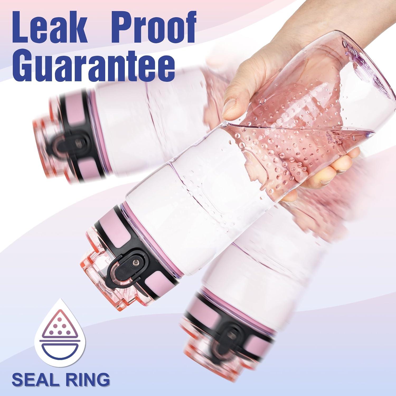 Botella de Agua Reutilizable AIDEAMART 24 OZ Tritan A Prueba de Fugas