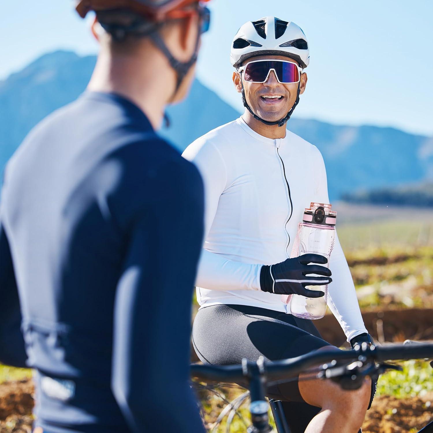 Botella de Agua Reutilizable AIDEAMART 24 OZ Tritan A Prueba de Fugas