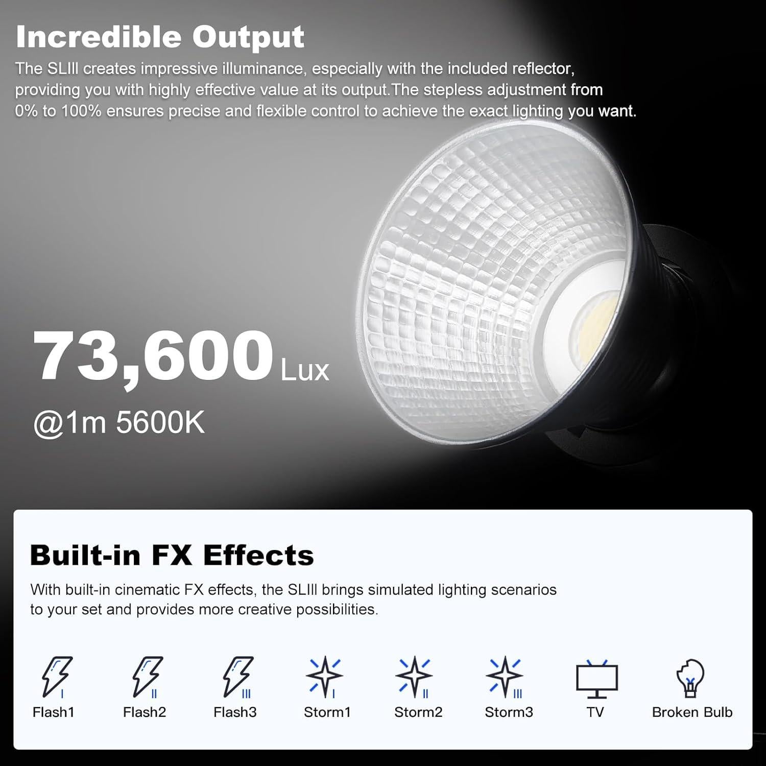 Kit de Iluminación Continua Godox SL300III con Softbox QR P90