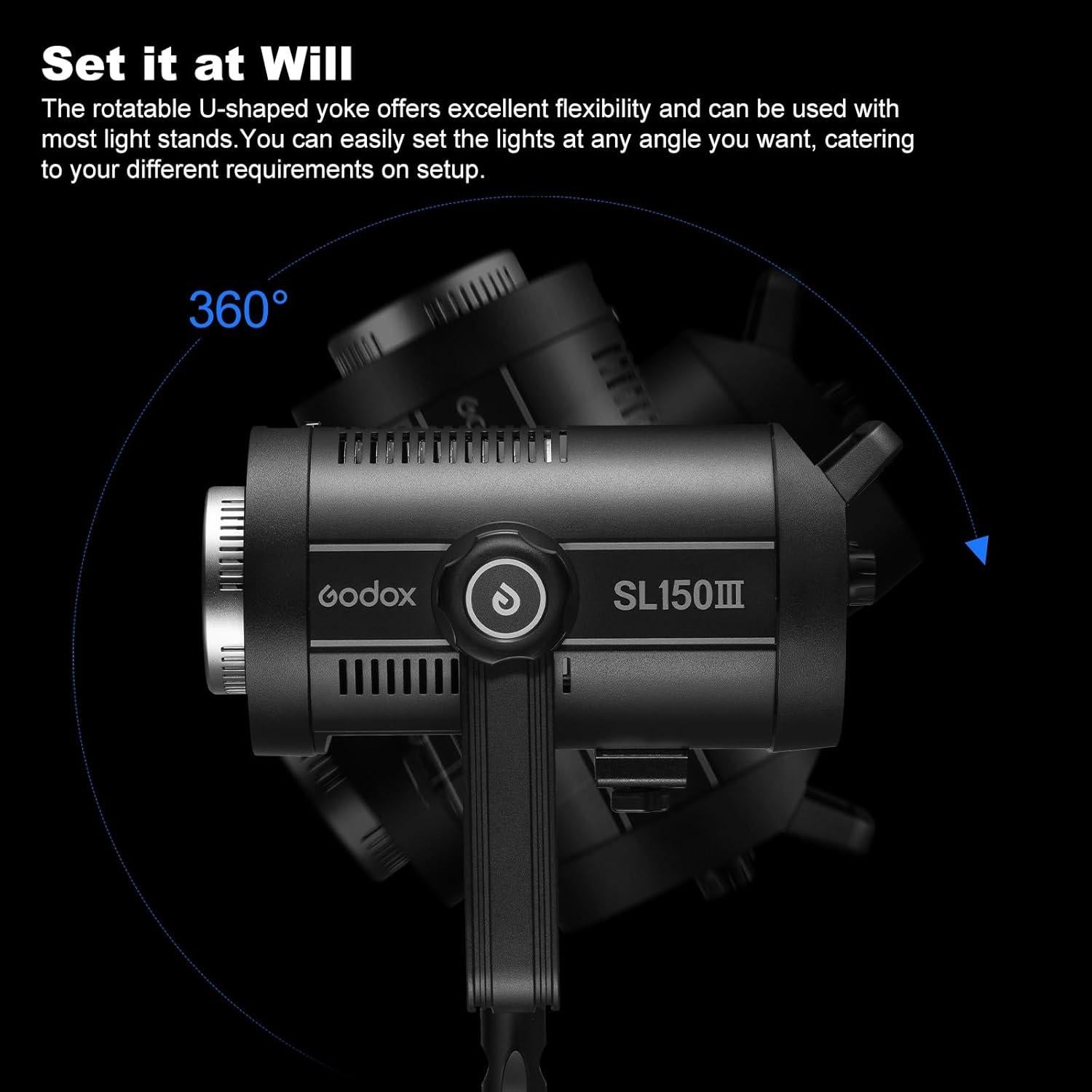 Kit de Iluminación Continua Godox SL300III con Softbox QR P90