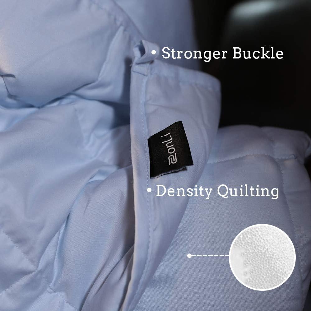 Manta con peso ZonLi 122x183cm 5.4kg Azul Cambridge