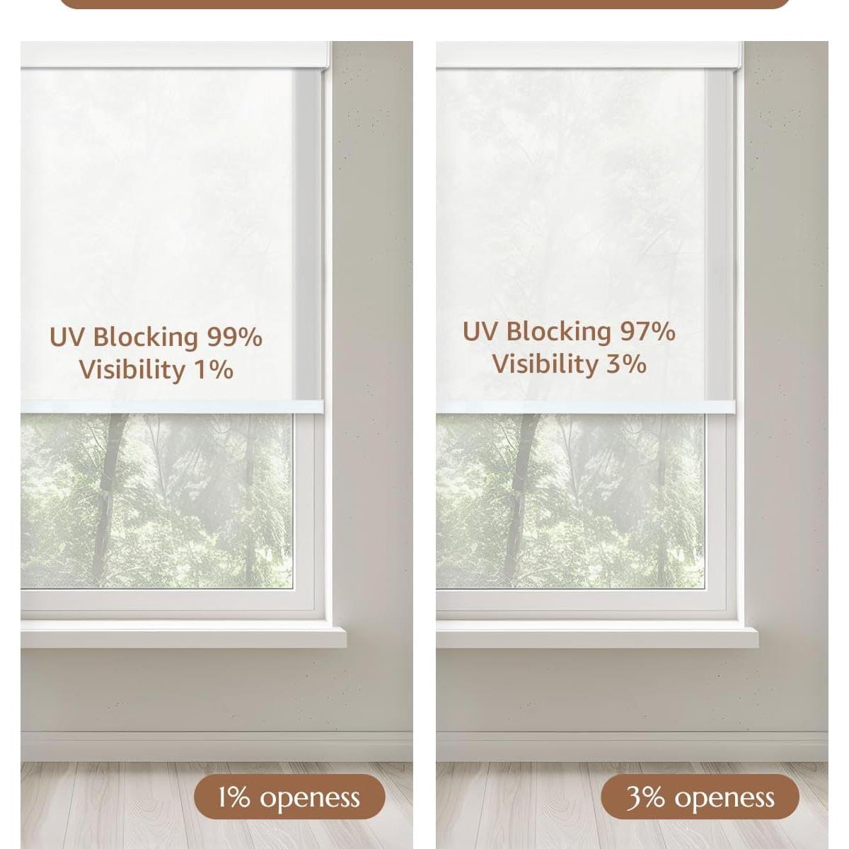 Cortinas Solares Inalámbricas Foiresoft Noiseless+ 119x163 cm UV