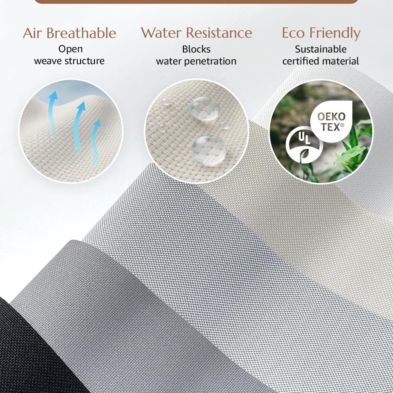 Cortinas Solares Inalámbricas Foiresoft Noiseless+ 119x163 cm UV