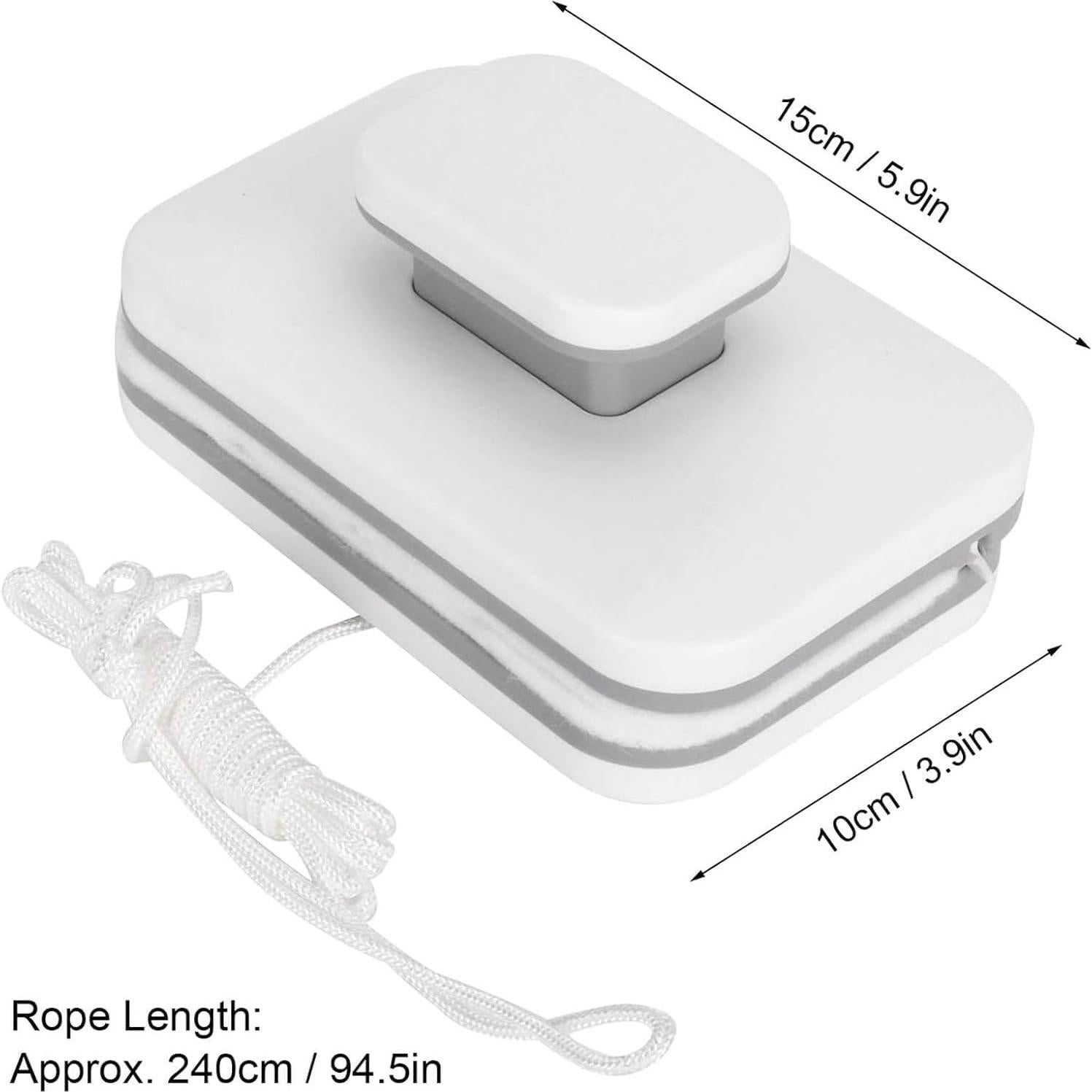 Limpiador de Ventanas Magnético KCYUOWQ Doble Cara 15x10 cm
