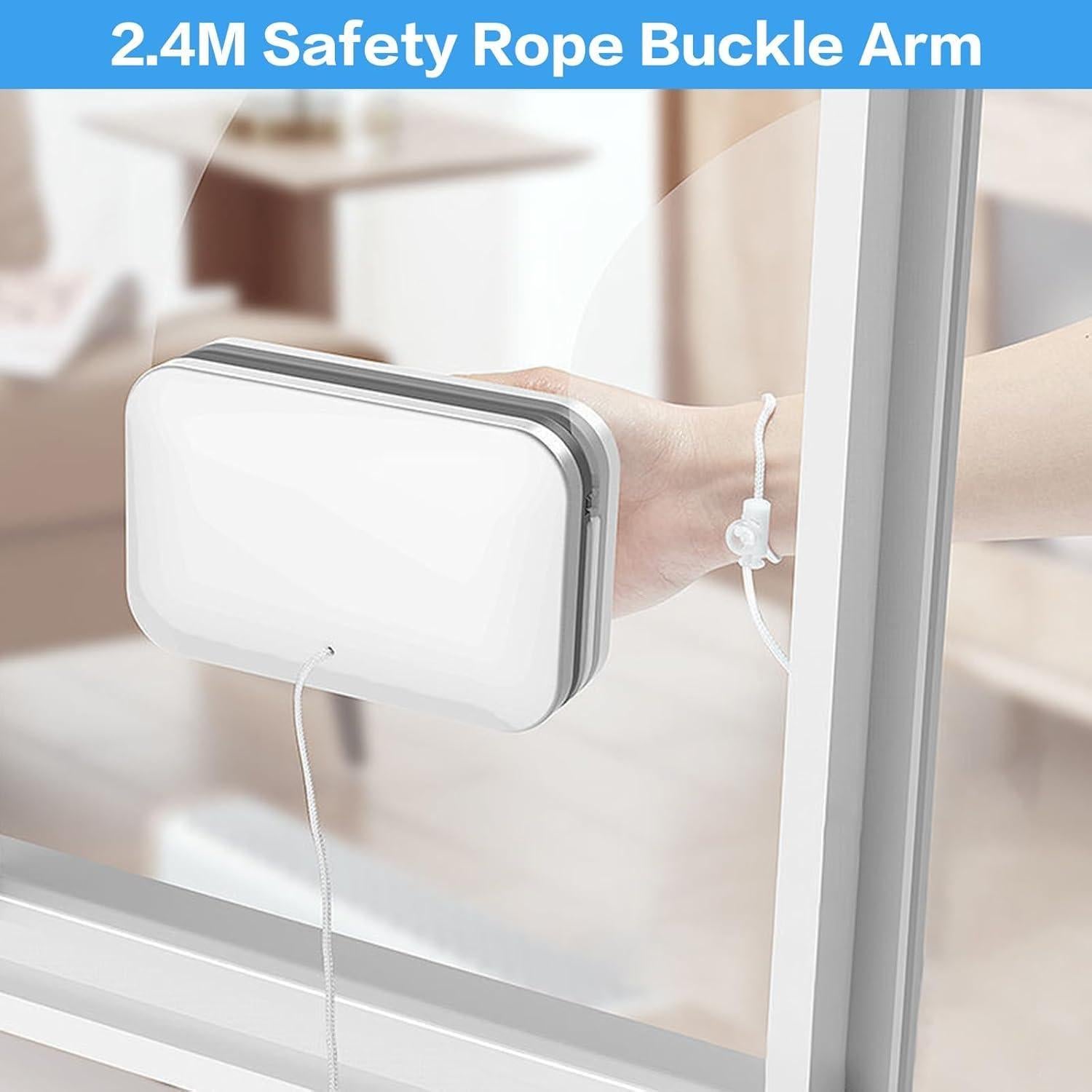 Limpiador de Ventanas Magnético KCYUOWQ Doble Cara 15x10 cm