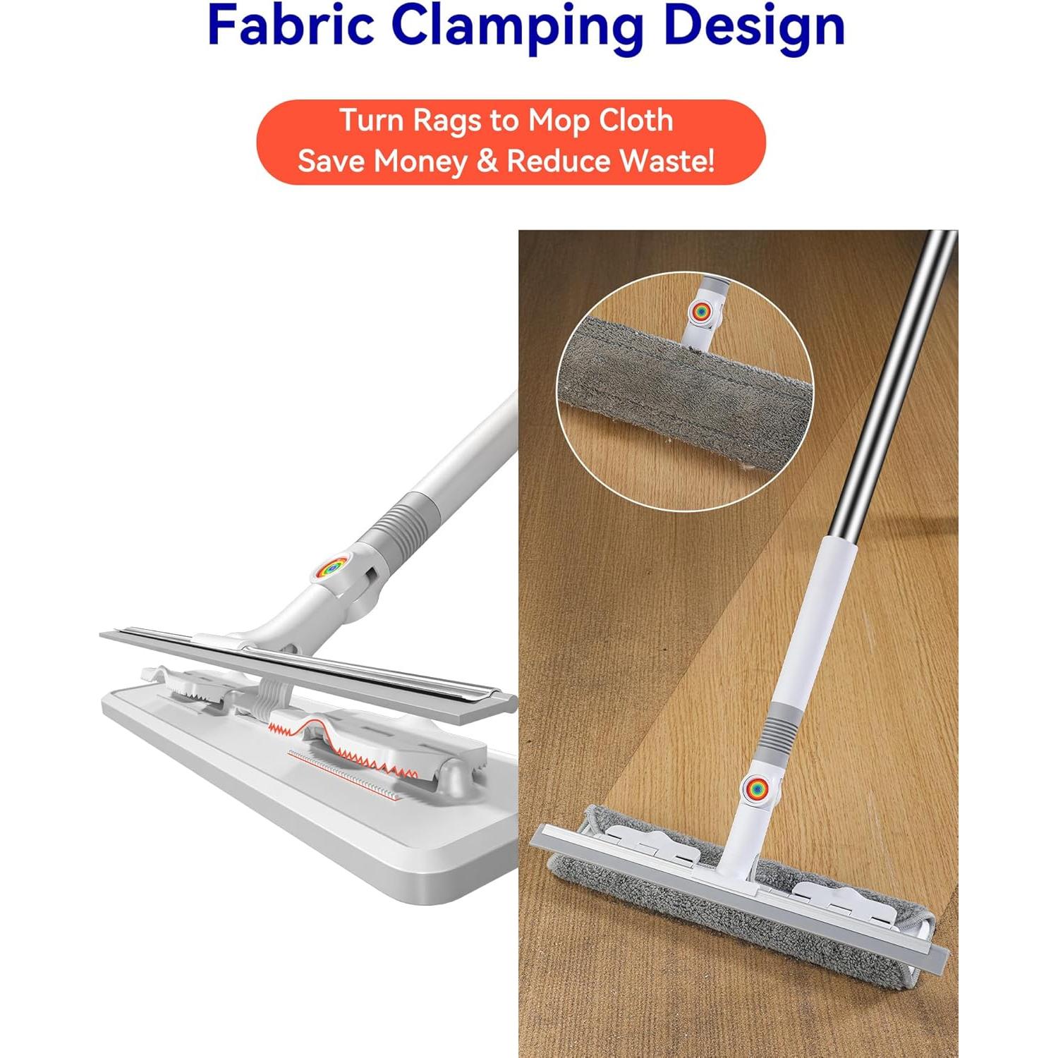 Kit de Limpieza de Ventanas CTIME 2 en 1 con Poste Extensible 203 cm