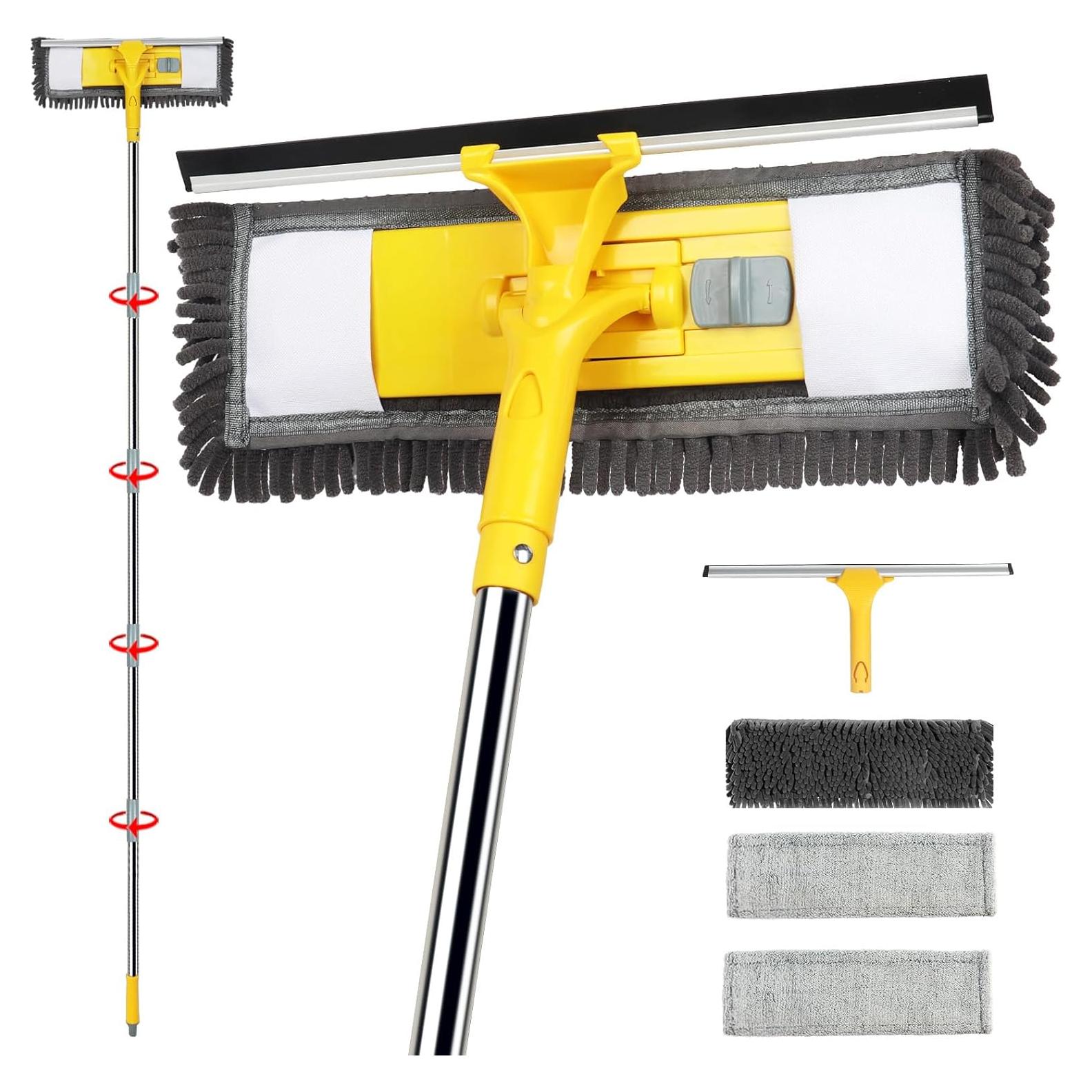 Kit de Limpieza de Ventanas DYMOLL 2 en 1 81" Largo