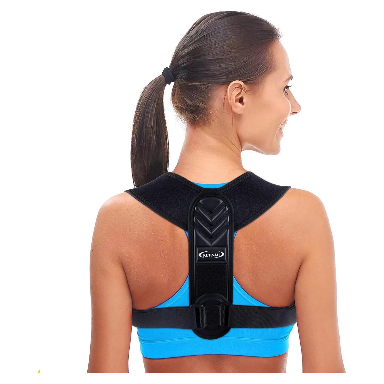 Corrector de Postura Ajustable Alsoay para Hombres y Mujeres