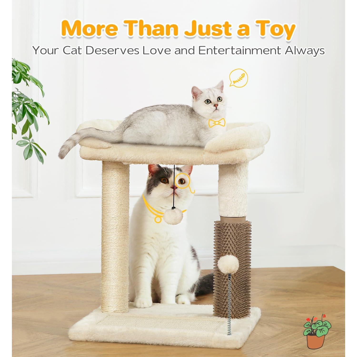 Torre para Gatos Pequeños Made4Pets 50.8 cm Beige 4 en 1