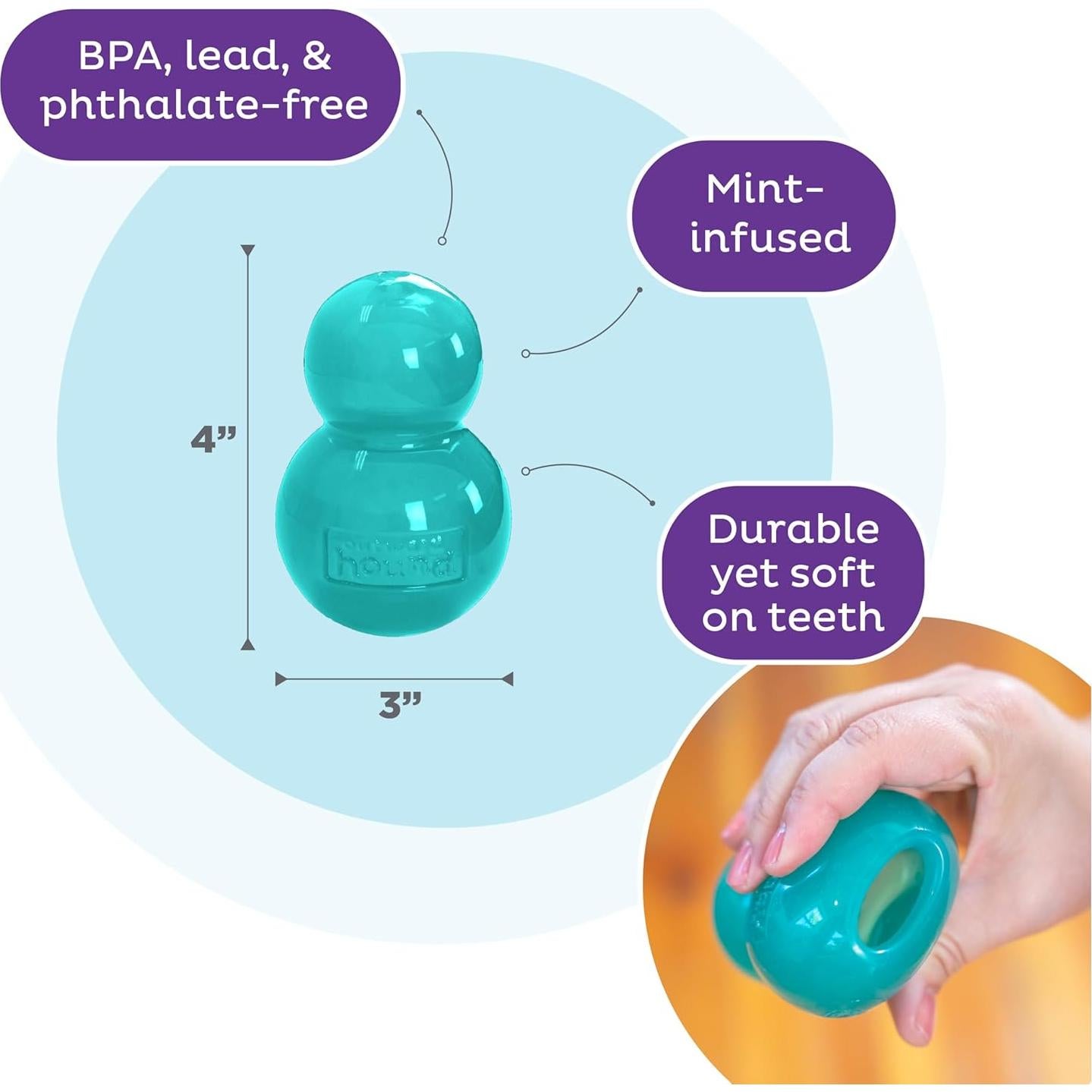 Juguete Interactivo para Perros Outward Hound 10 cm Verde