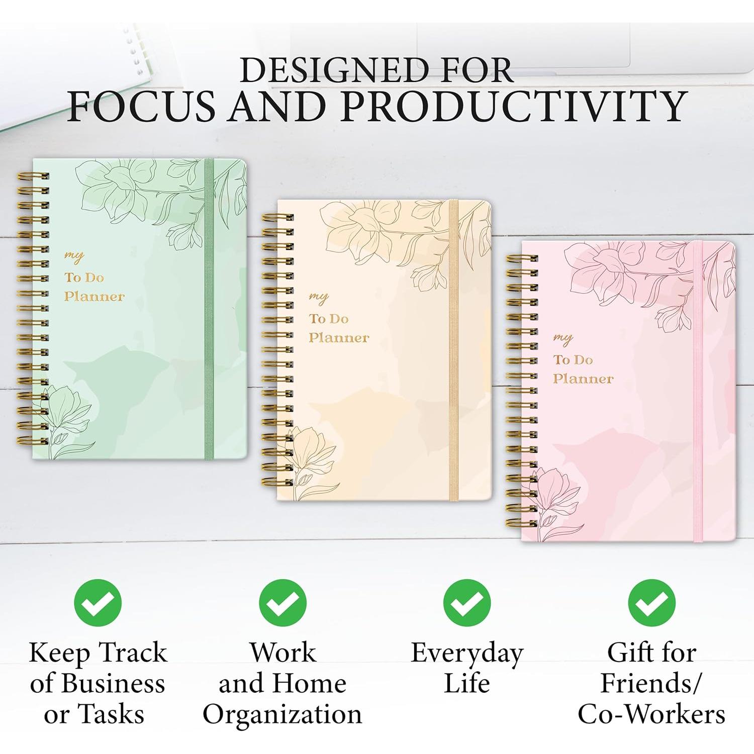 Planificador Diario Sin Fecha Only Zest Verde 124 Páginas