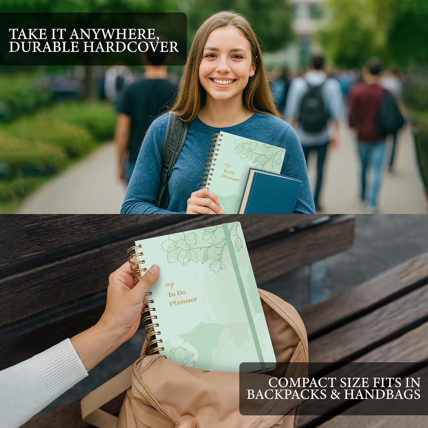 Planificador Diario Sin Fecha Only Zest Verde 124 Páginas