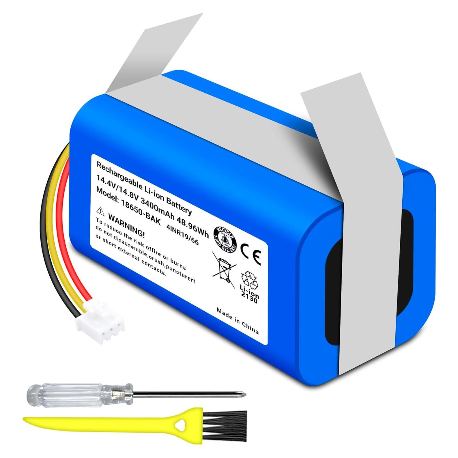 Batería Li-ion 14.4V 3400mAh para Robot Aspiradora Midea M4