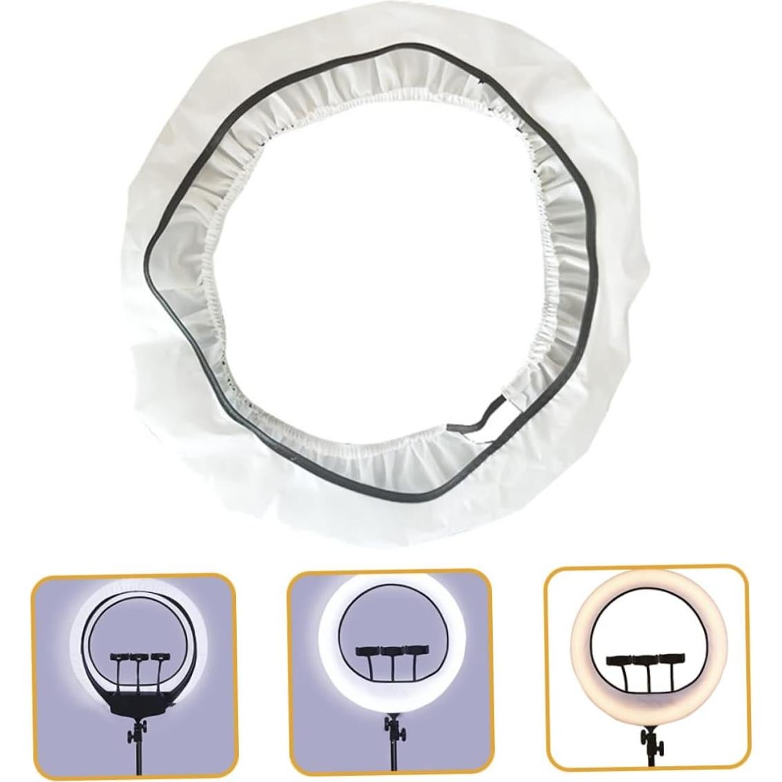 Difusor de Luz en Anillo NUOBESTY 37x12.5cm para Fotografía